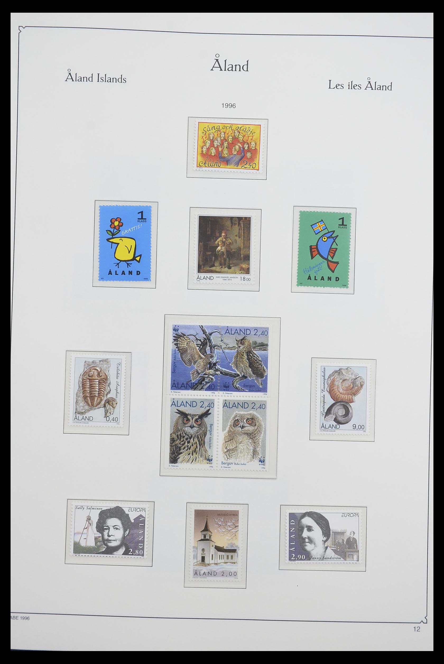 33249 012 - Postzegelverzameling 33249 Aland 1984-2019!