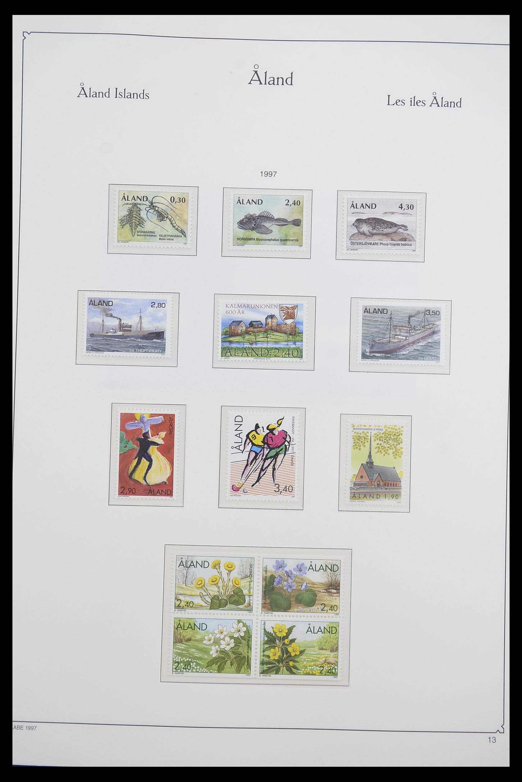 33249 013 - Stamp collection 33249 Aland 1984-2019!