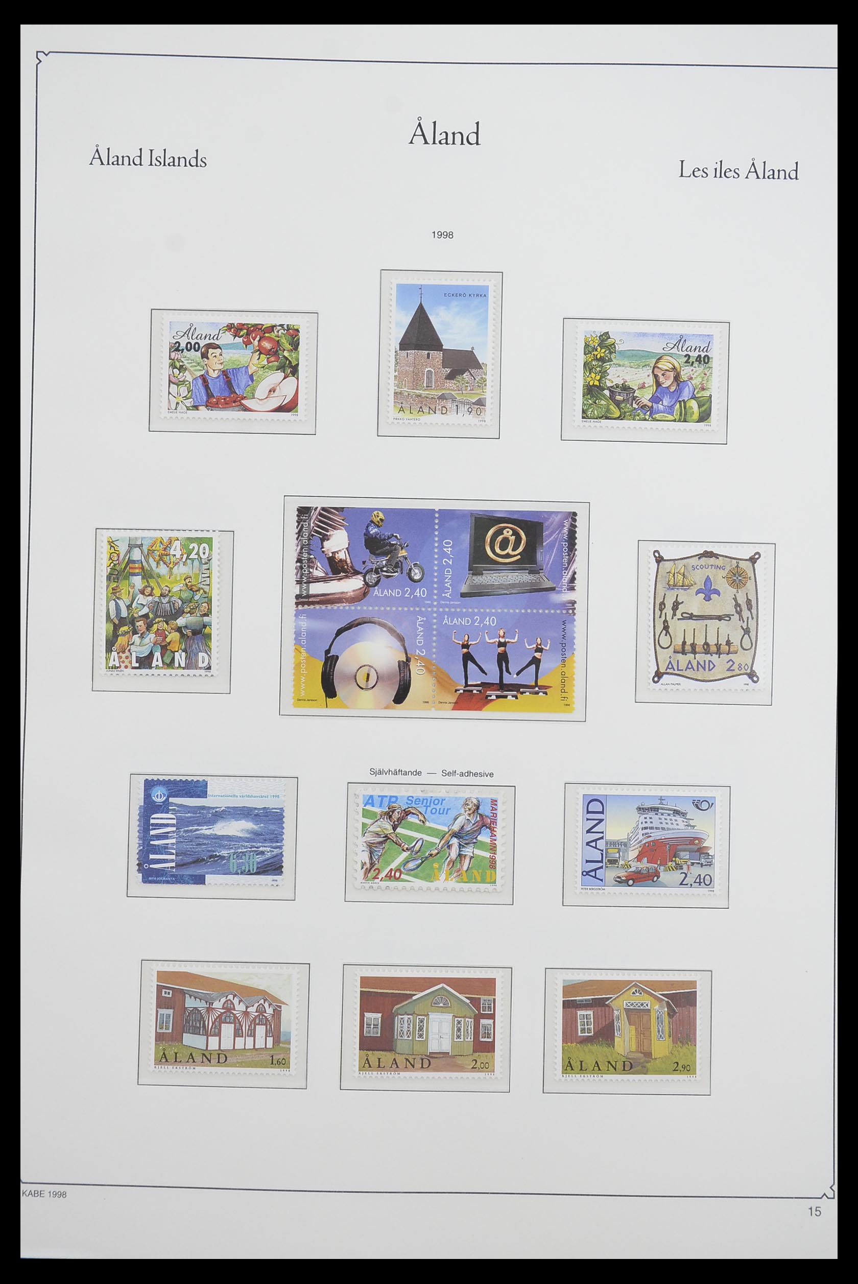 33249 015 - Stamp collection 33249 Aland 1984-2019!