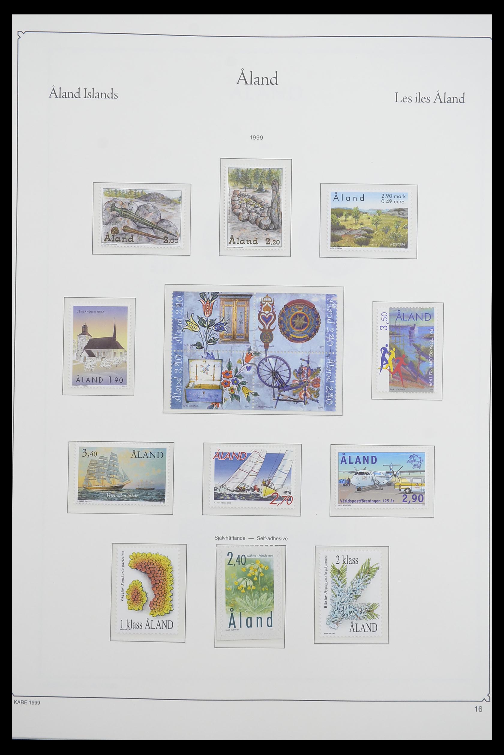 33249 016 - Stamp collection 33249 Aland 1984-2019!