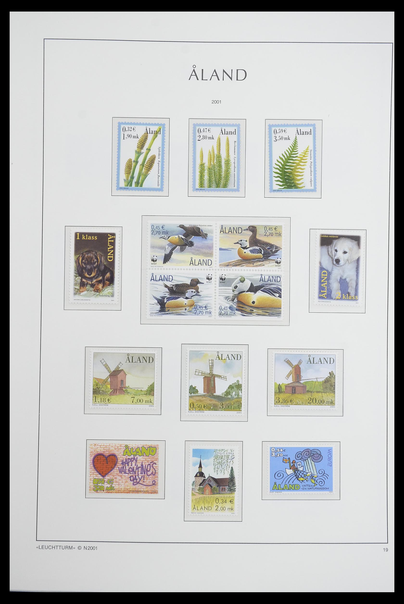 33249 019 - Stamp collection 33249 Aland 1984-2019!