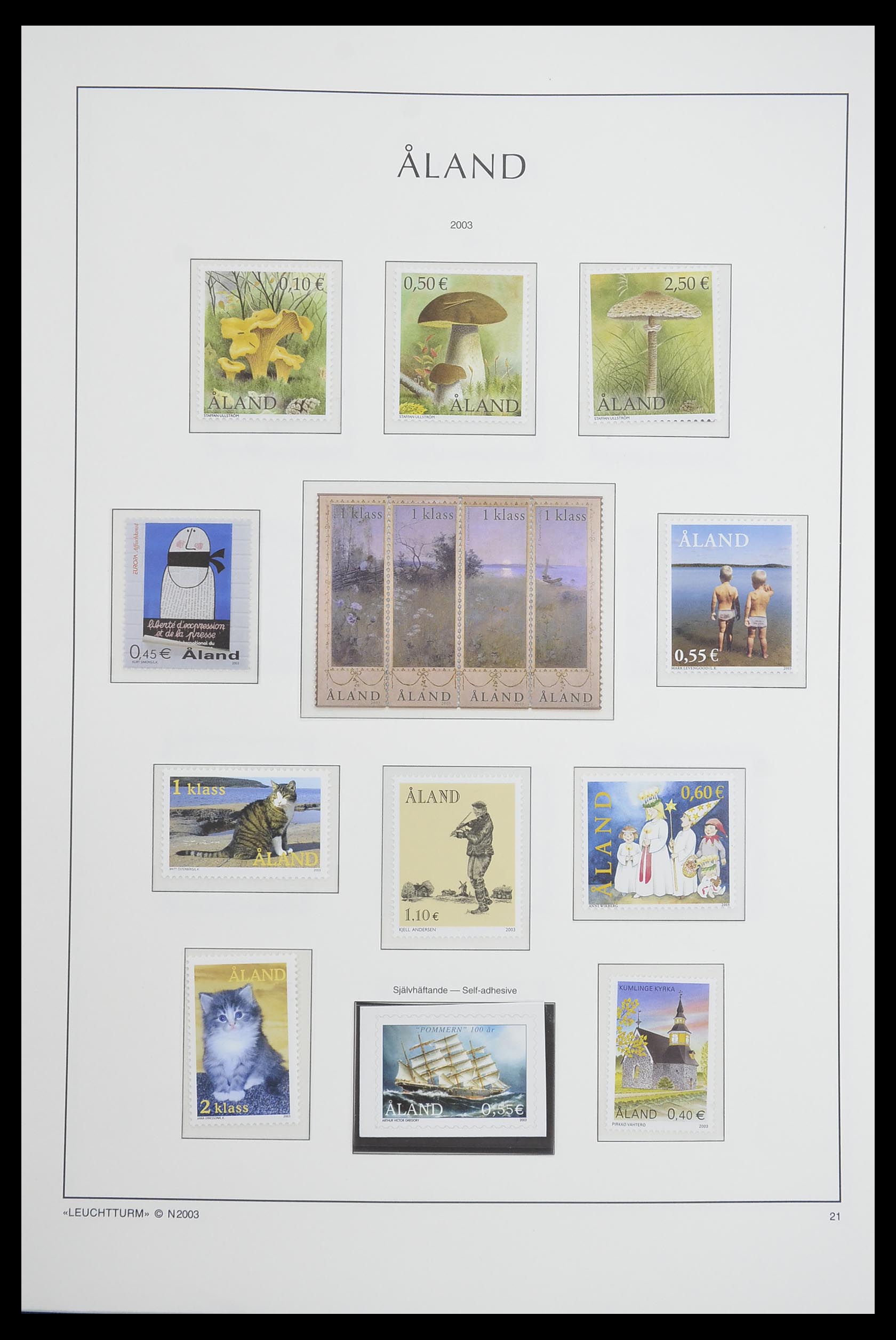 33249 021 - Stamp collection 33249 Aland 1984-2019!