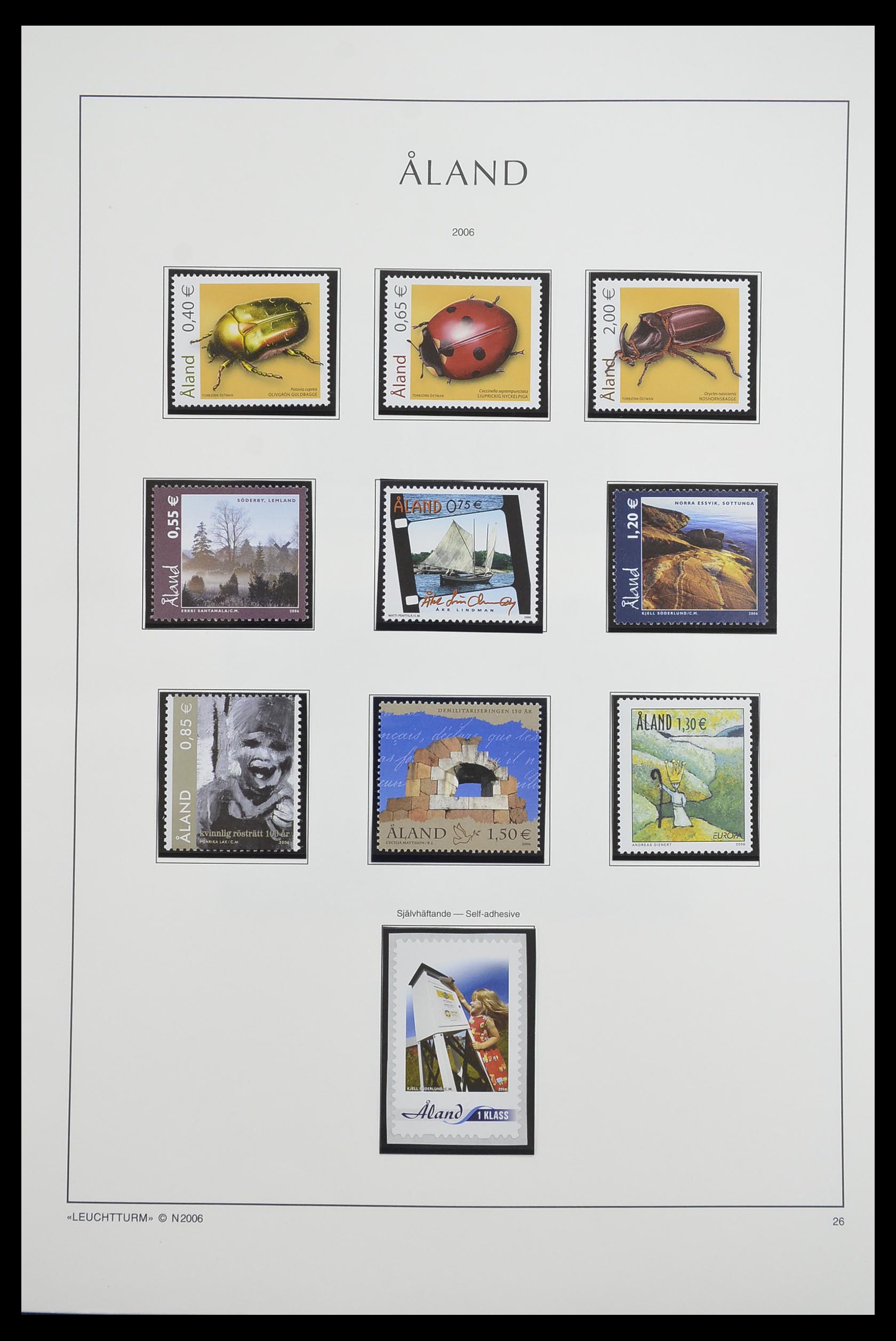 33249 026 - Stamp collection 33249 Aland 1984-2019!