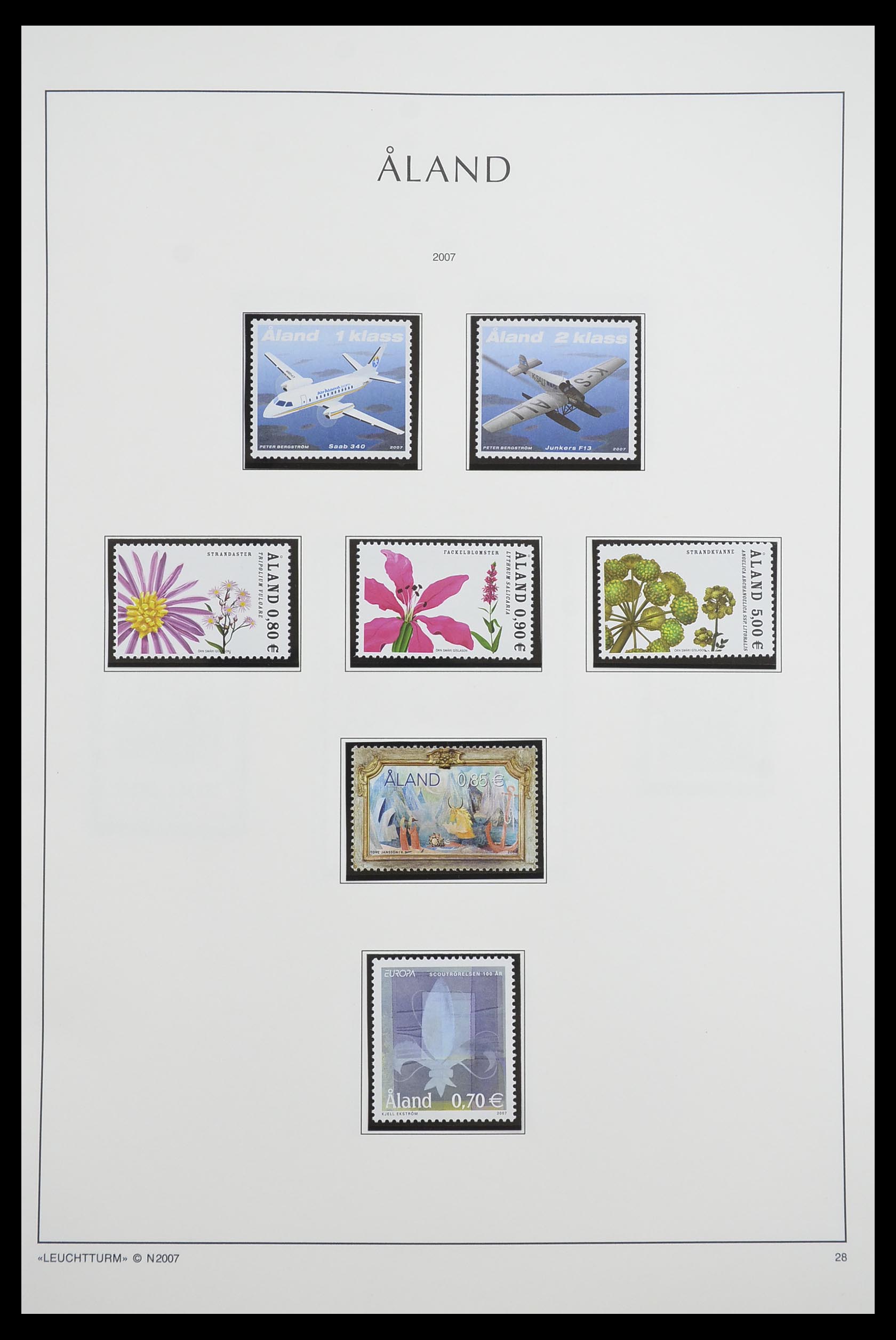 33249 028 - Postzegelverzameling 33249 Aland 1984-2019!