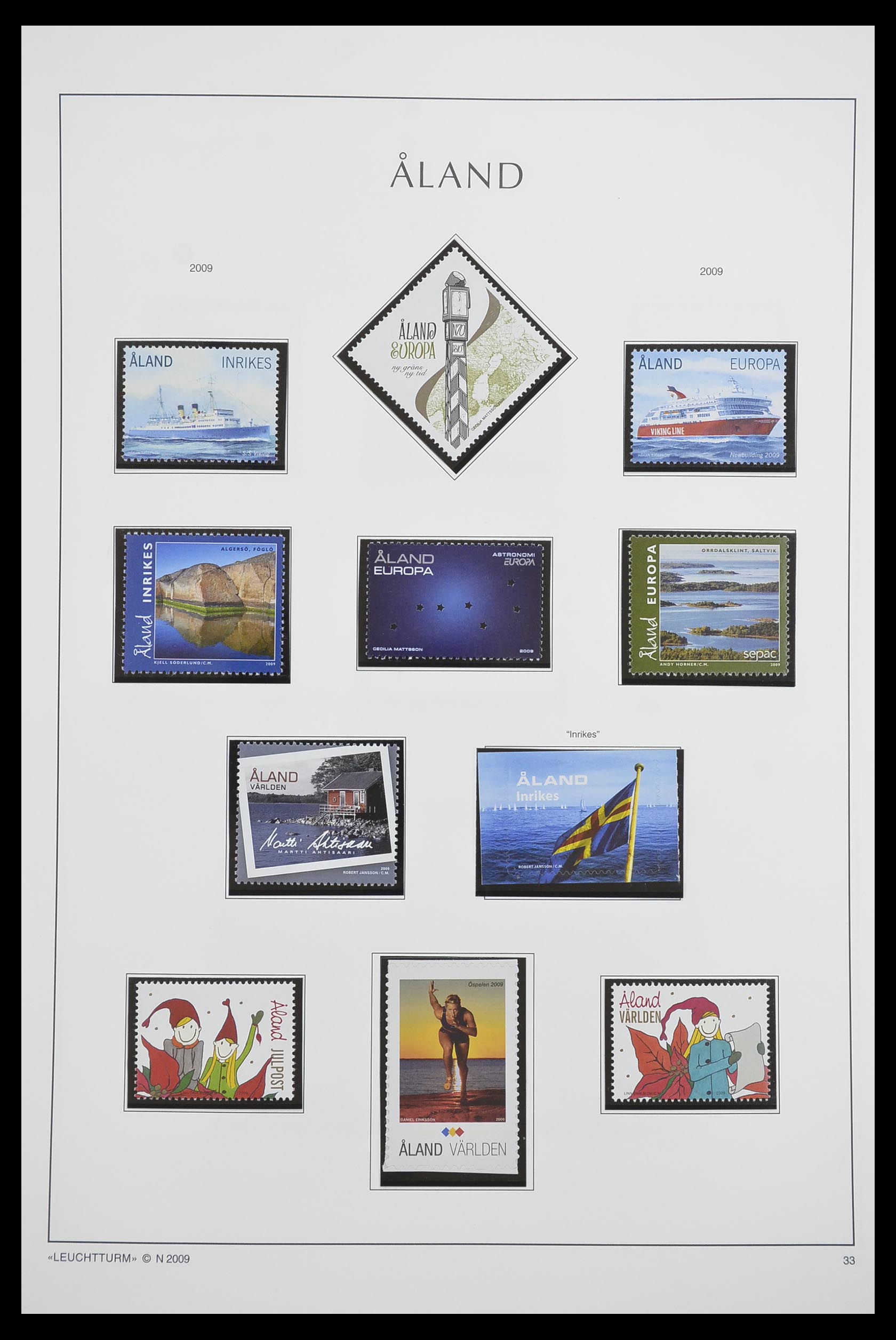 33249 033 - Postzegelverzameling 33249 Aland 1984-2019!