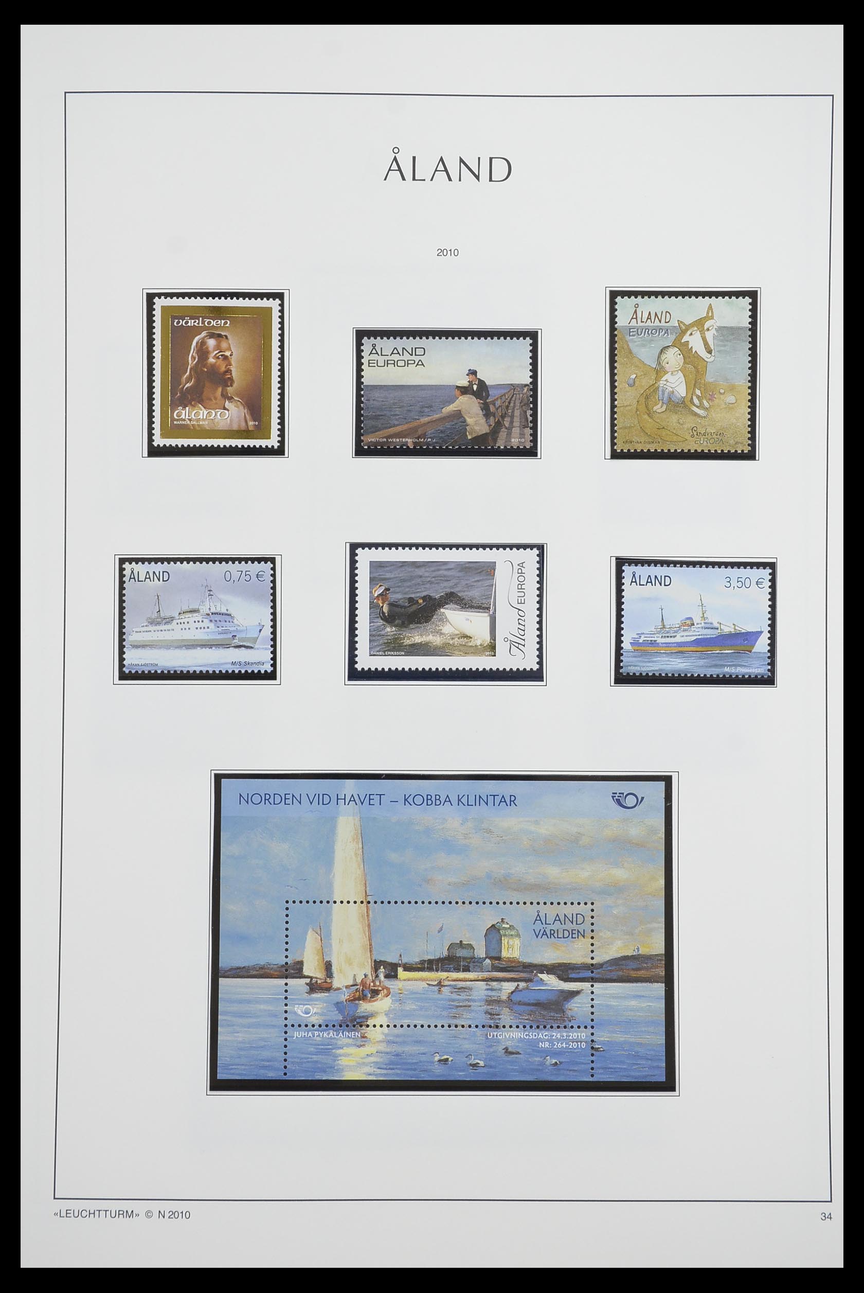 33249 034 - Postzegelverzameling 33249 Aland 1984-2019!