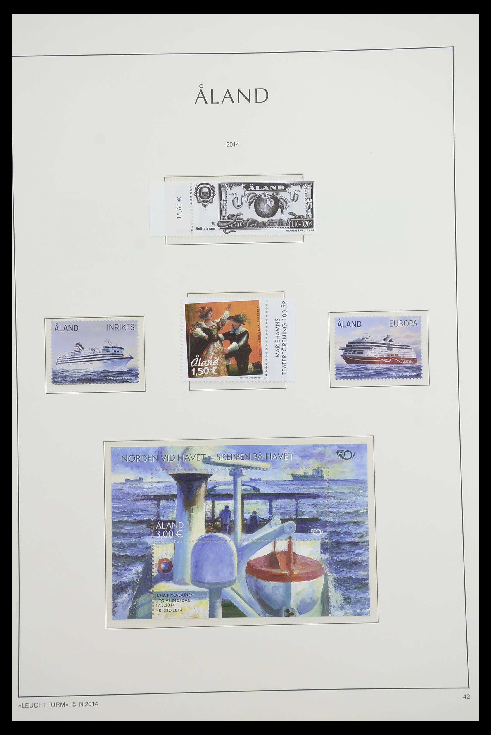 33249 043 - Postzegelverzameling 33249 Aland 1984-2019!