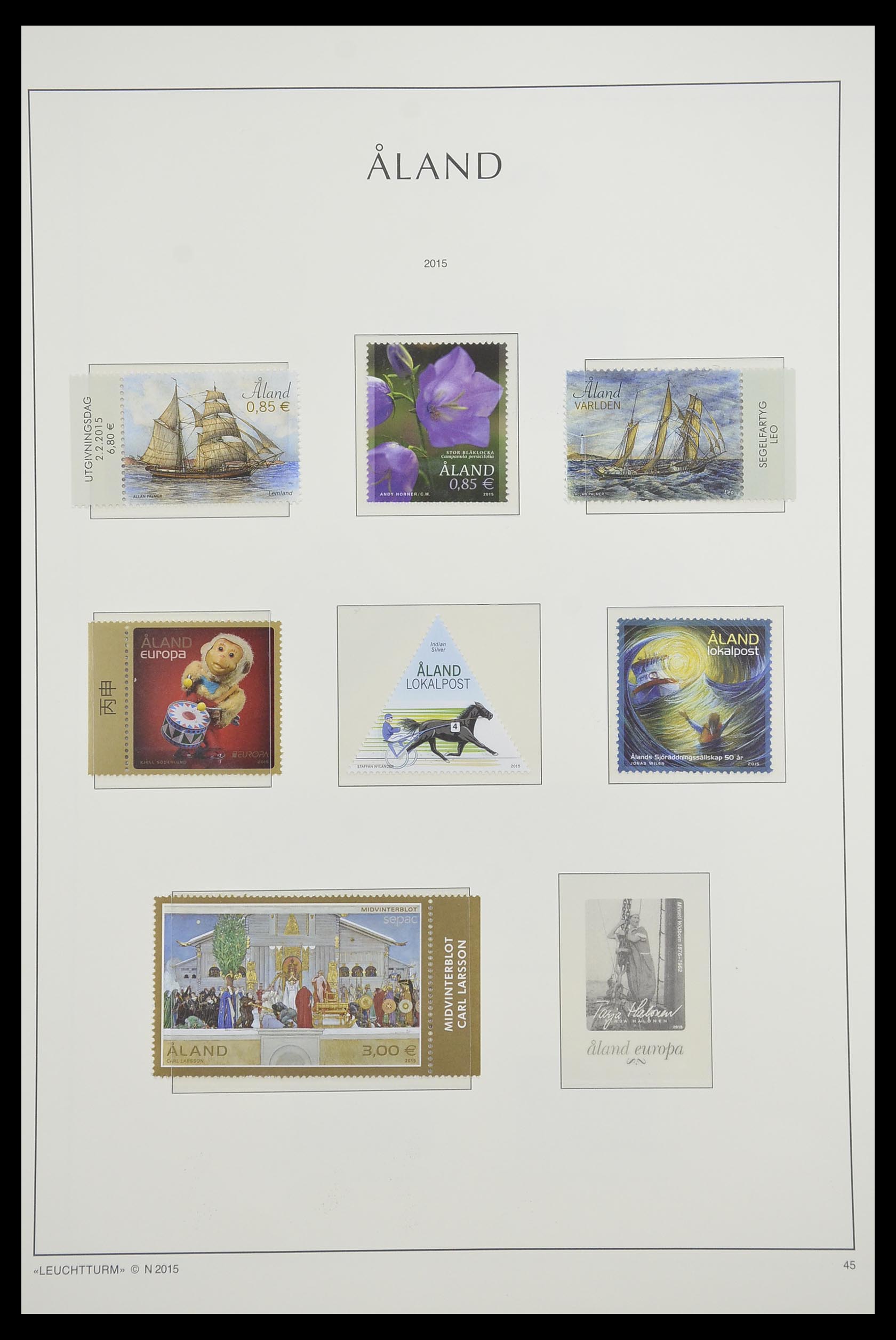 33249 046 - Stamp collection 33249 Aland 1984-2019!