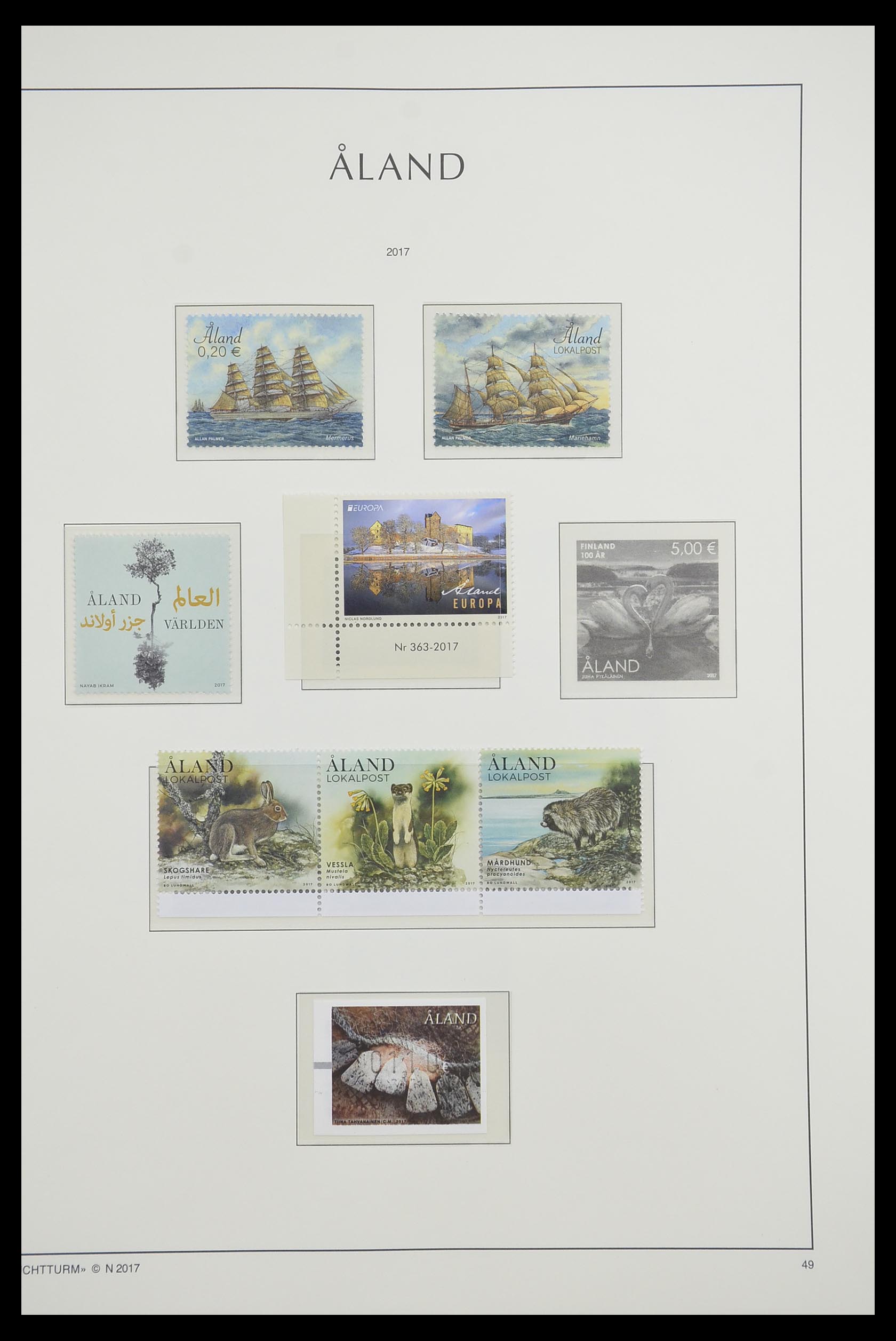 33249 050 - Stamp collection 33249 Aland 1984-2019!