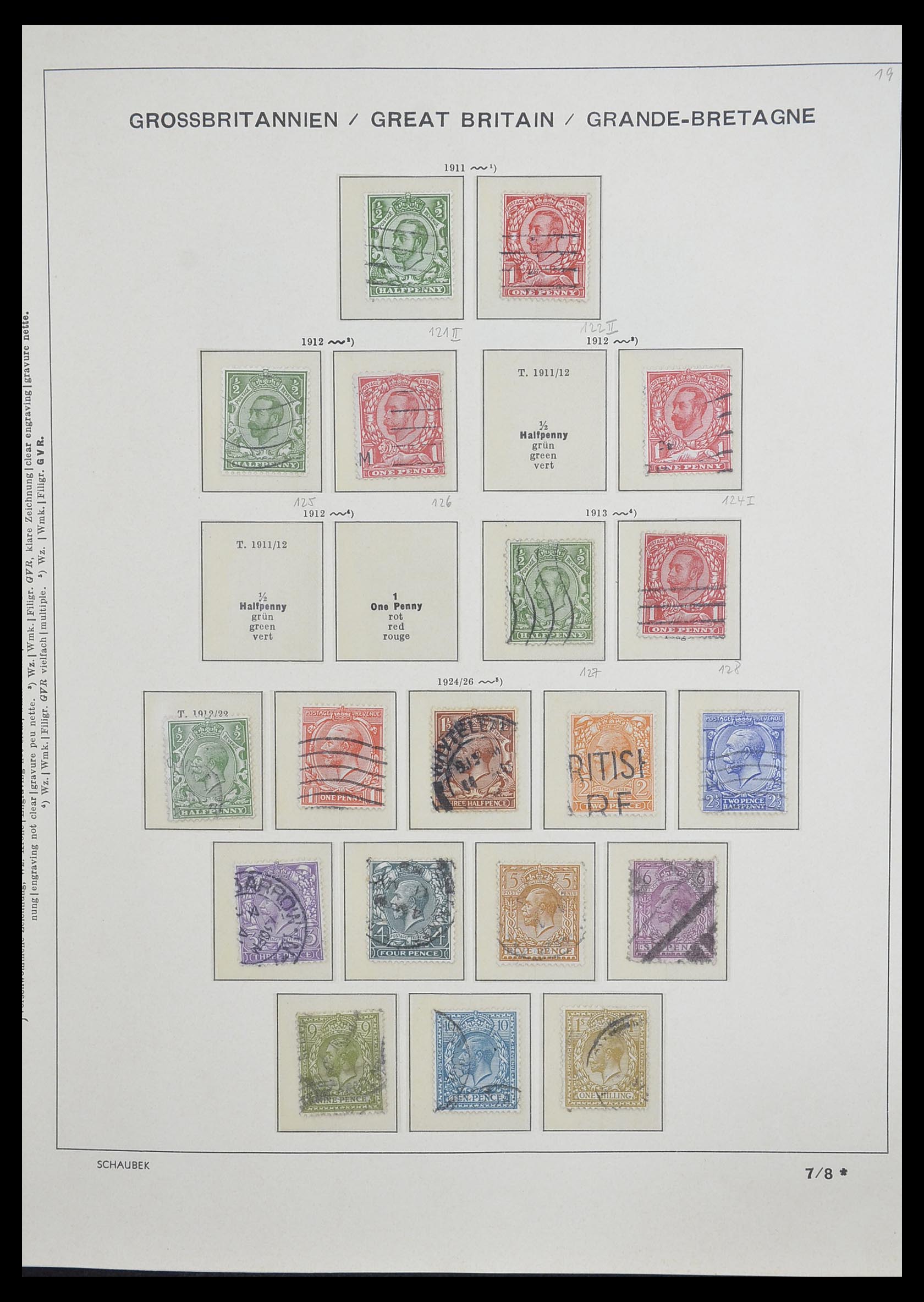 33250 011 - Postzegelverzameling 33250 Engeland 1841-1995.