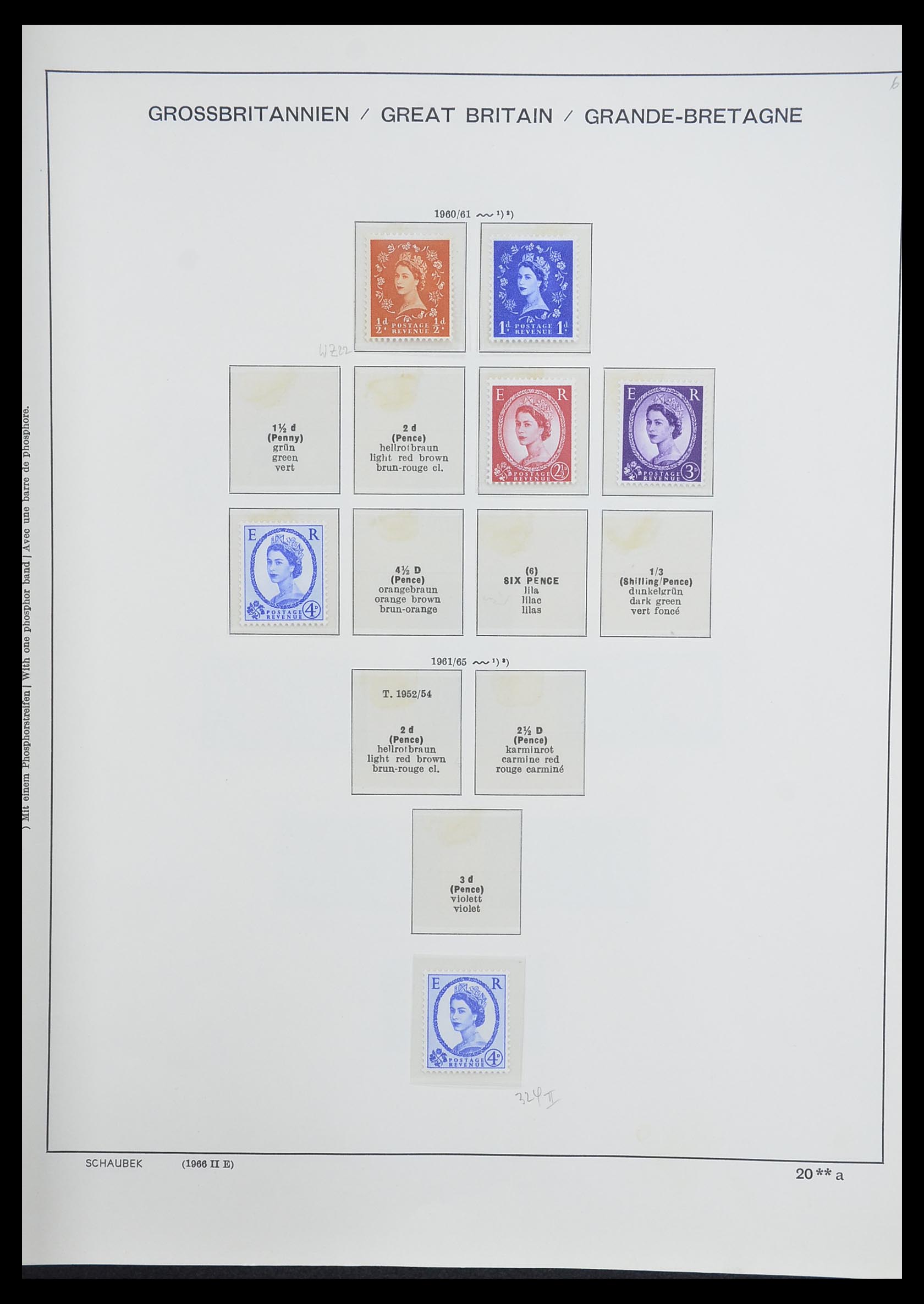 33250 025 - Postzegelverzameling 33250 Engeland 1841-1995.