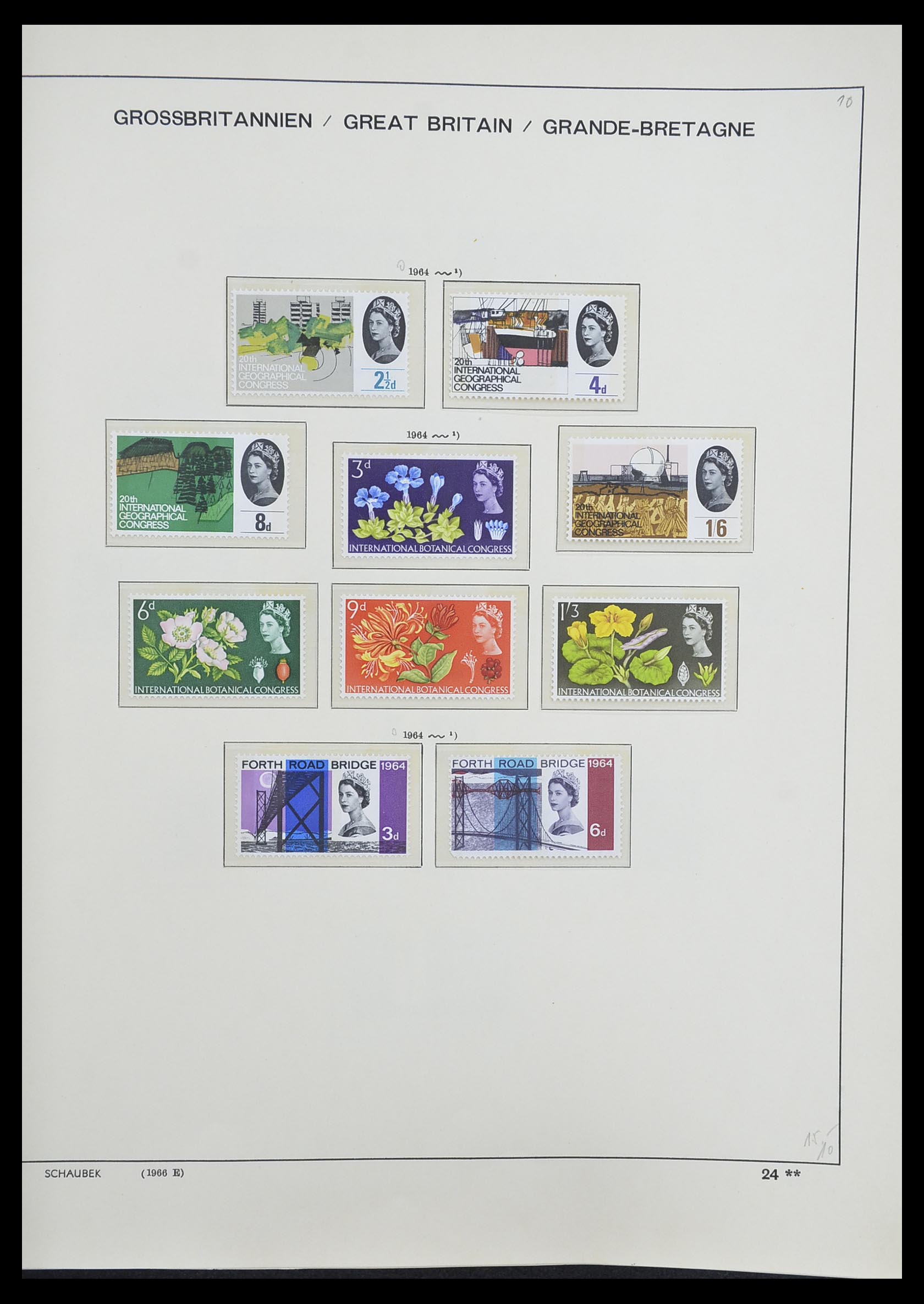 33250 032 - Postzegelverzameling 33250 Engeland 1841-1995.