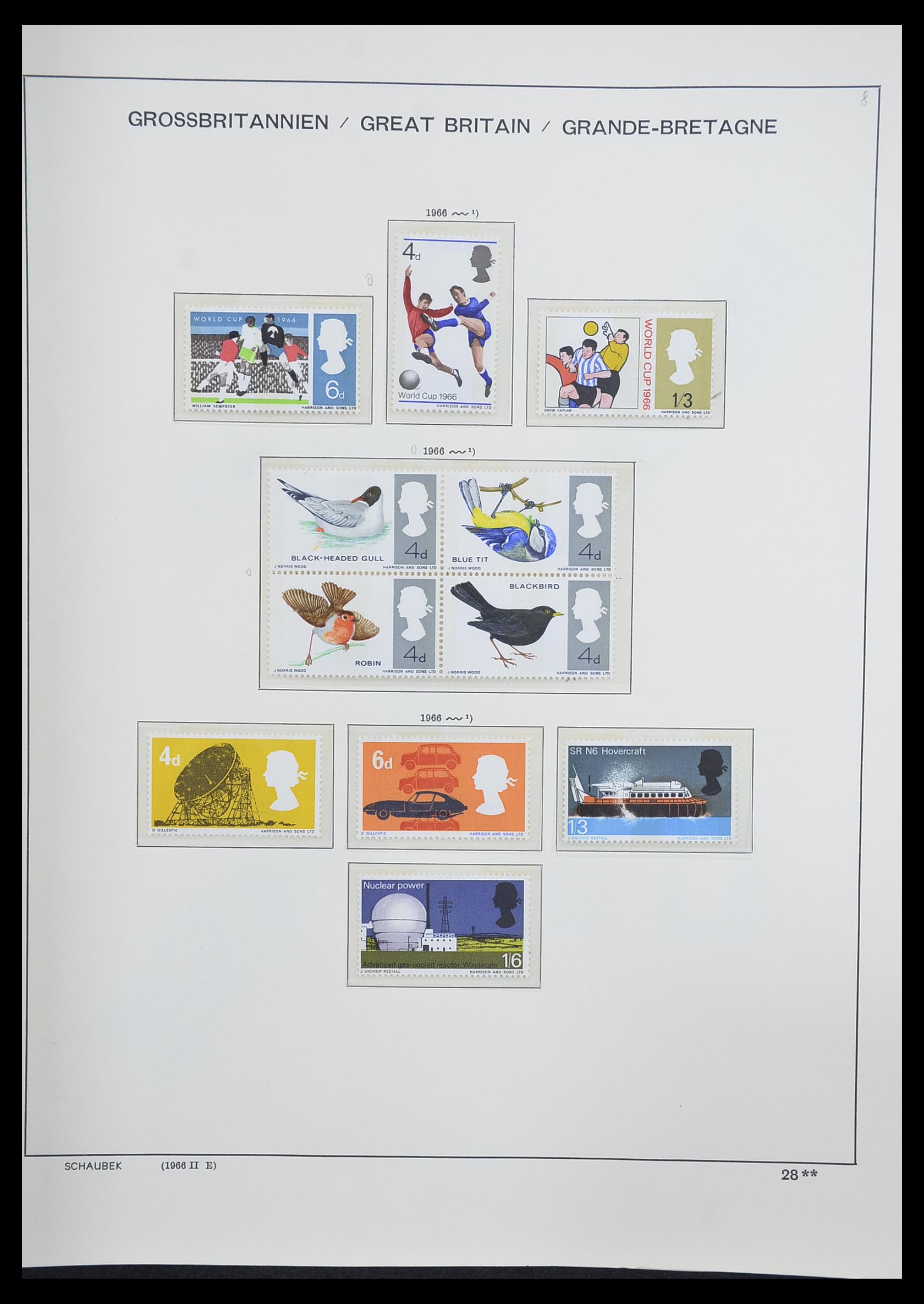 33250 040 - Postzegelverzameling 33250 Engeland 1841-1995.