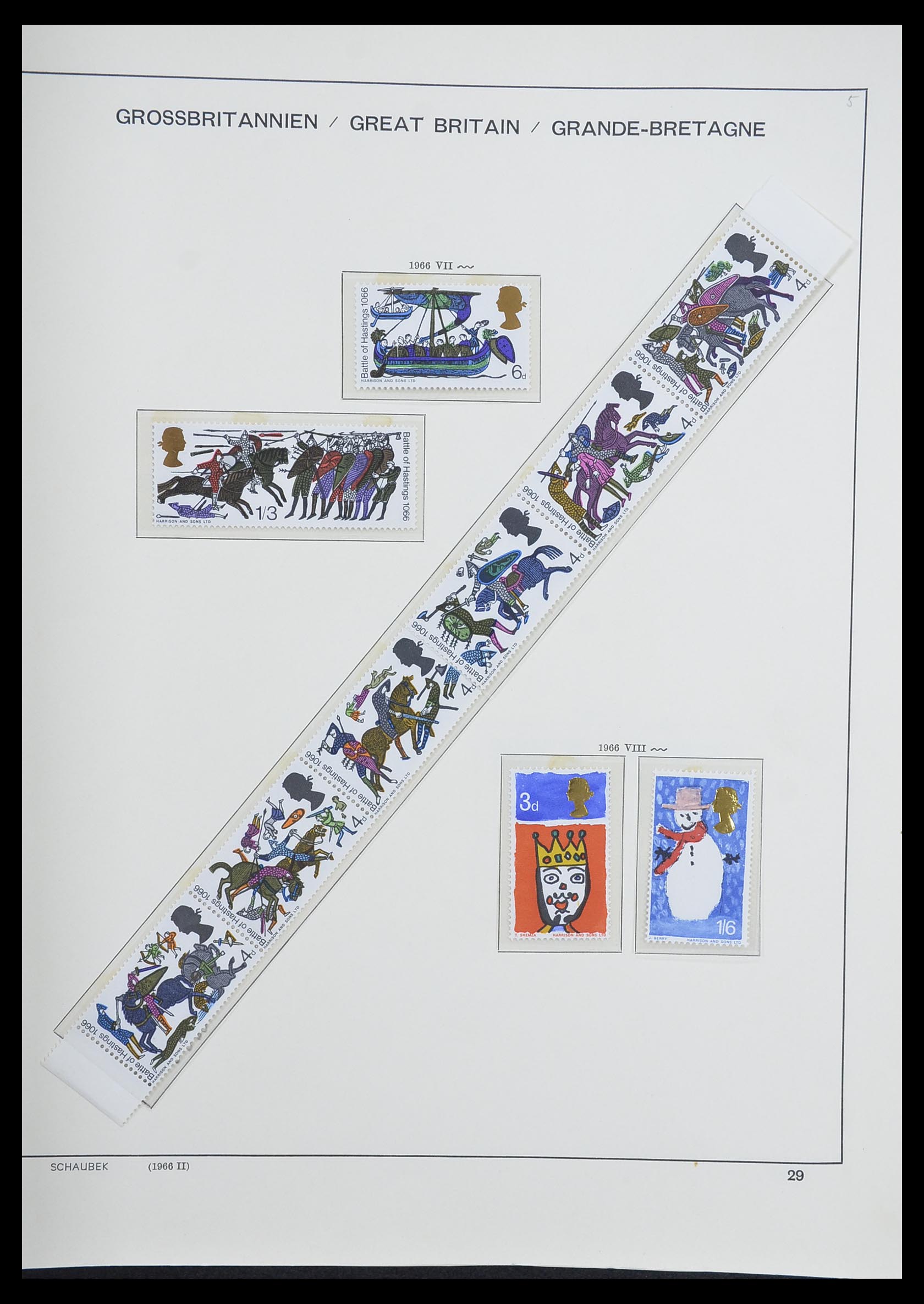 33250 041 - Postzegelverzameling 33250 Engeland 1841-1995.
