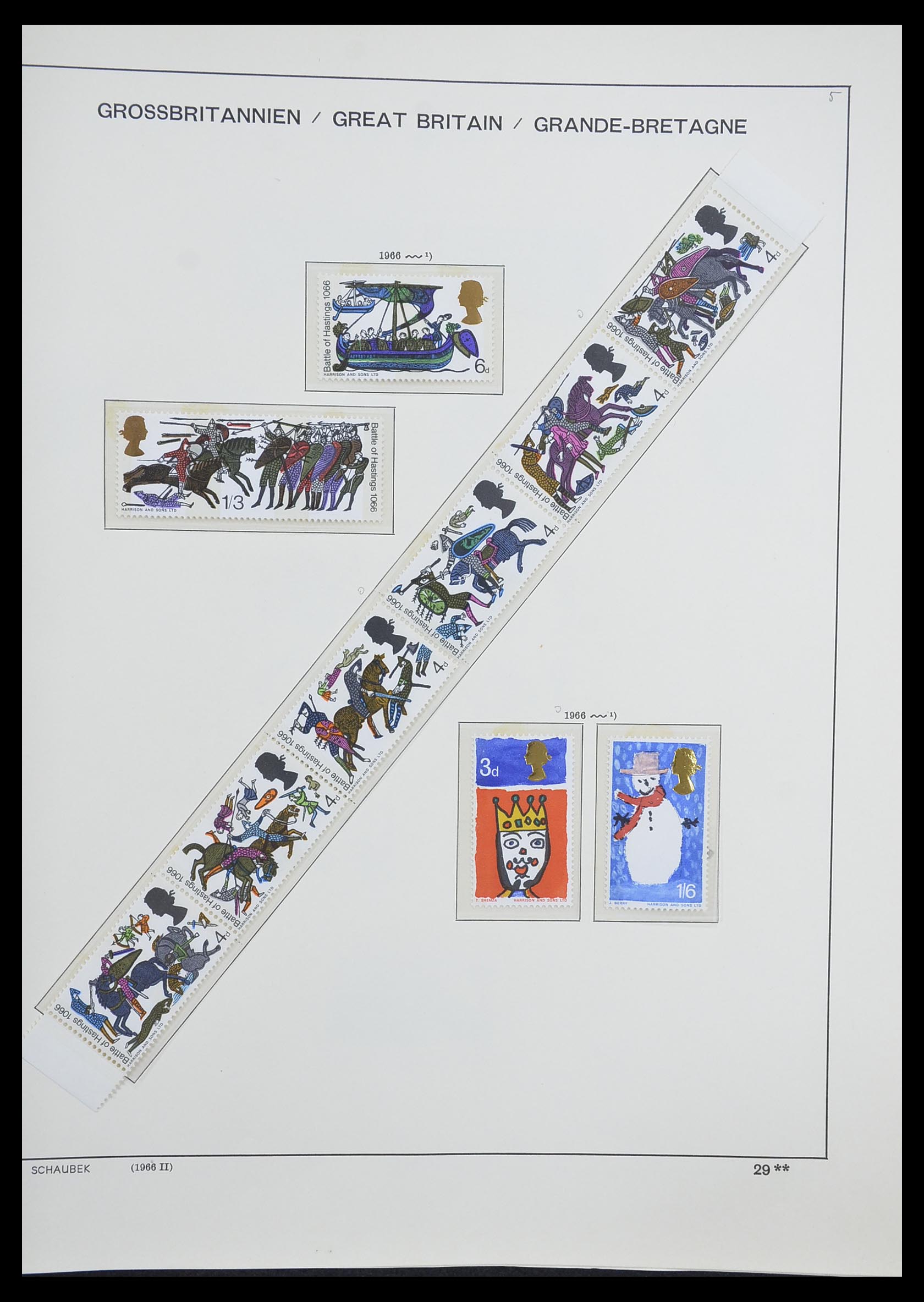 33250 042 - Postzegelverzameling 33250 Engeland 1841-1995.