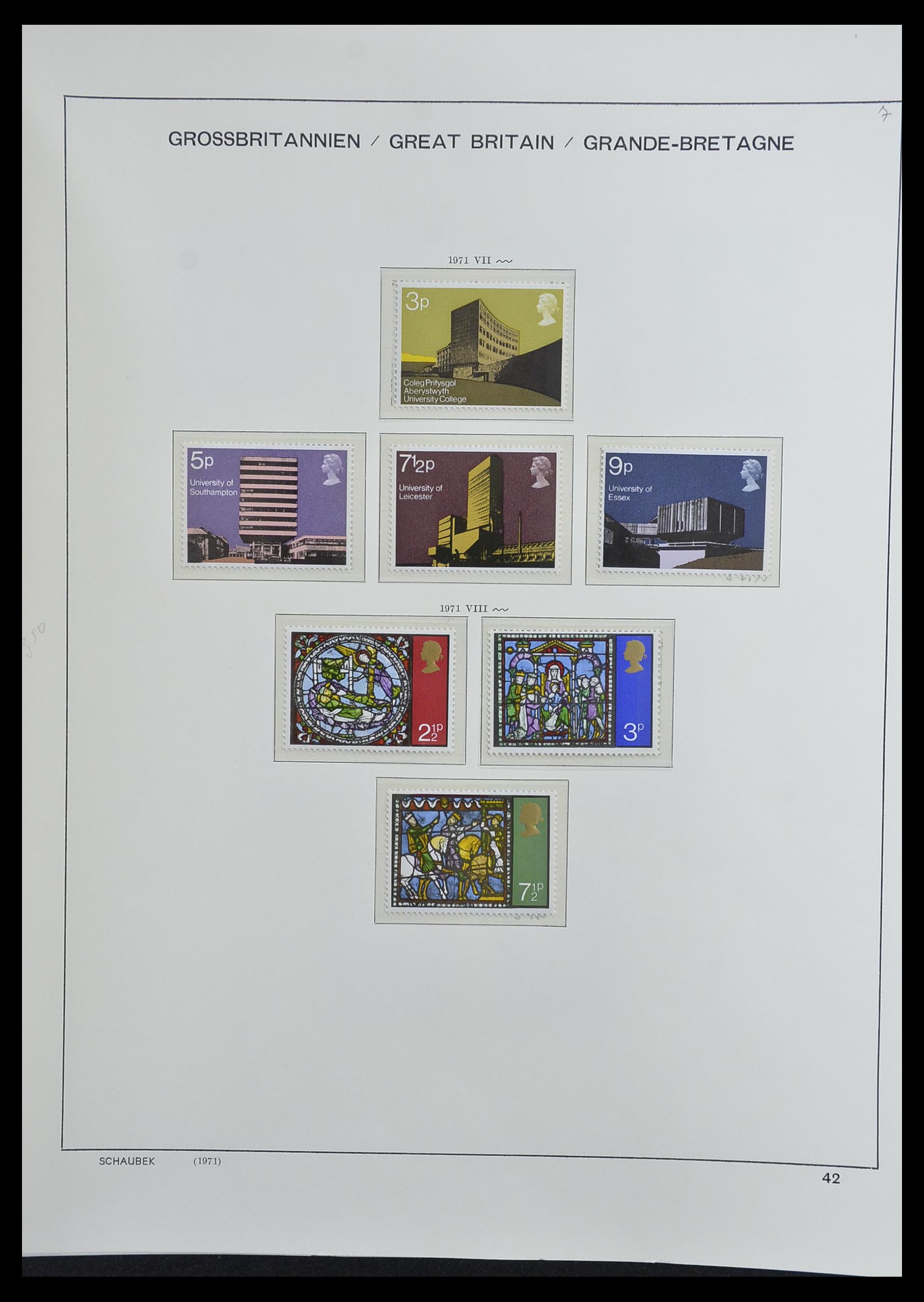 33250 058 - Postzegelverzameling 33250 Engeland 1841-1995.