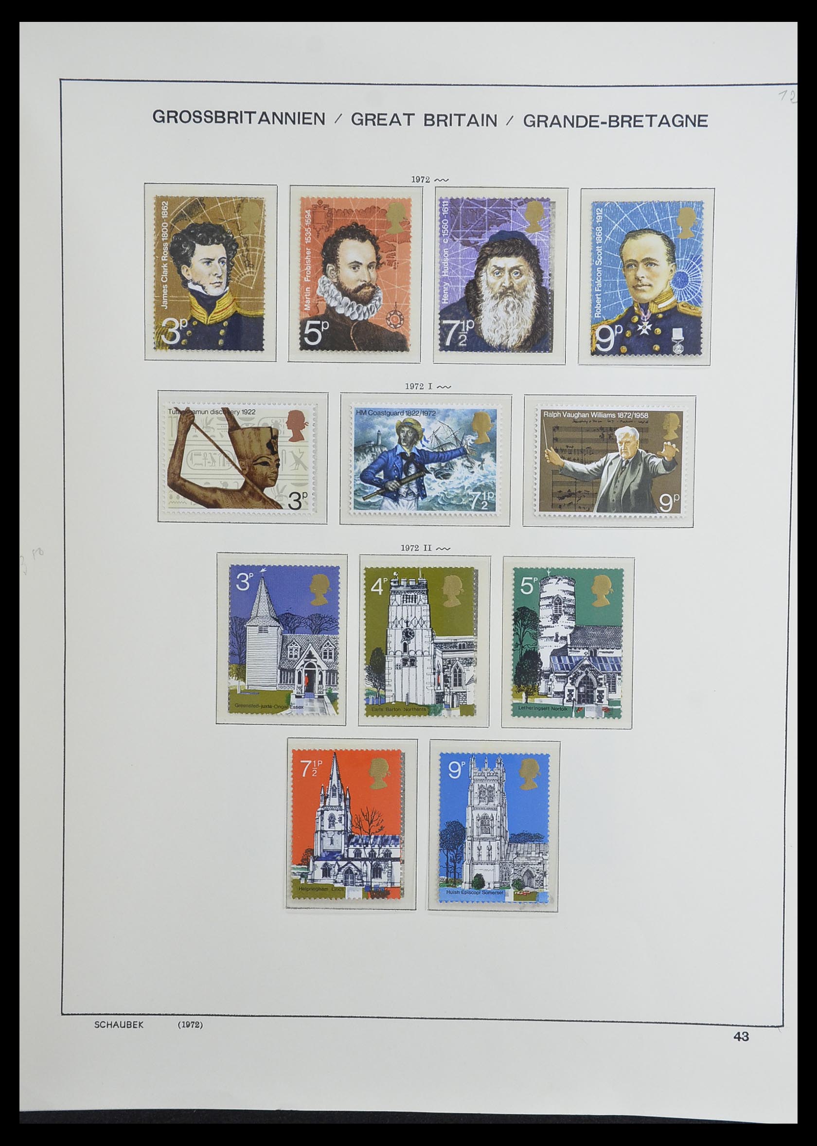 33250 059 - Postzegelverzameling 33250 Engeland 1841-1995.