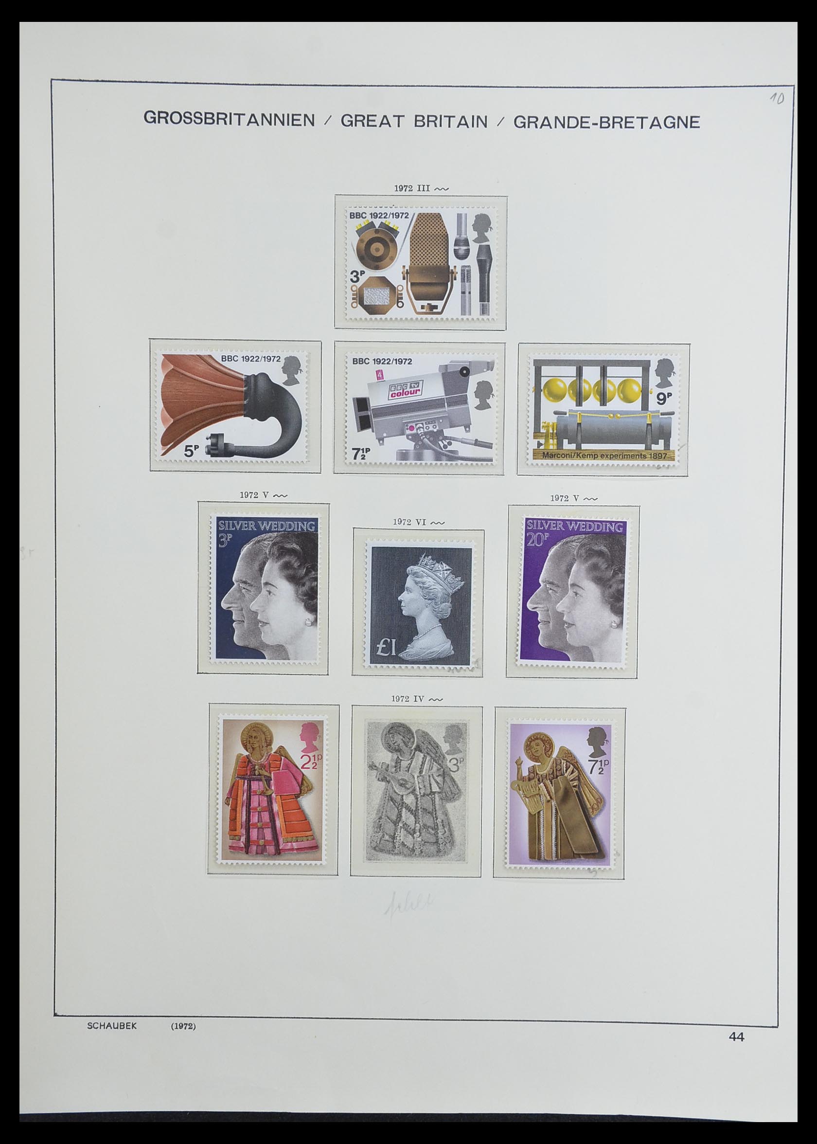 33250 060 - Postzegelverzameling 33250 Engeland 1841-1995.