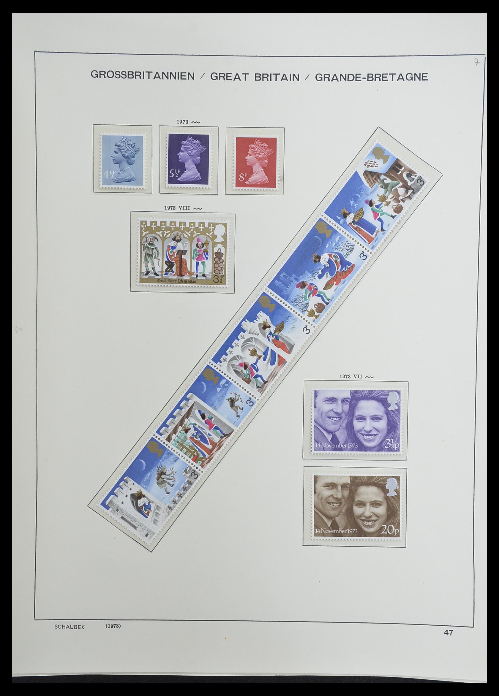 33250 063 - Postzegelverzameling 33250 Engeland 1841-1995.