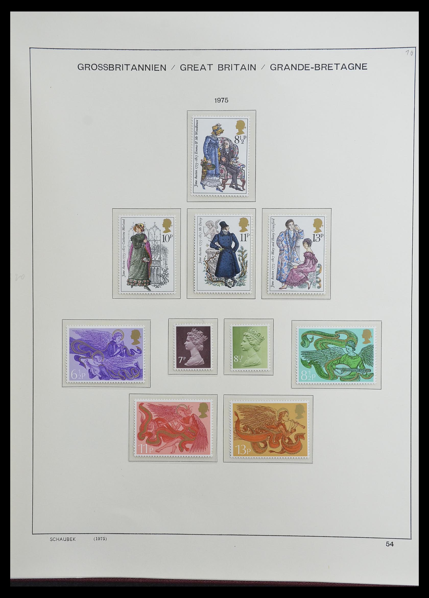 33250 075 - Postzegelverzameling 33250 Engeland 1841-1995.