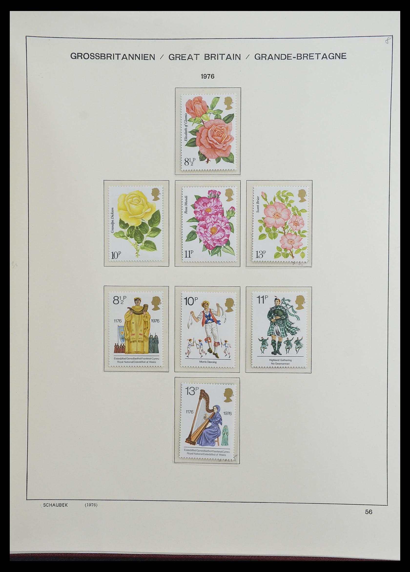 33250 078 - Postzegelverzameling 33250 Engeland 1841-1995.