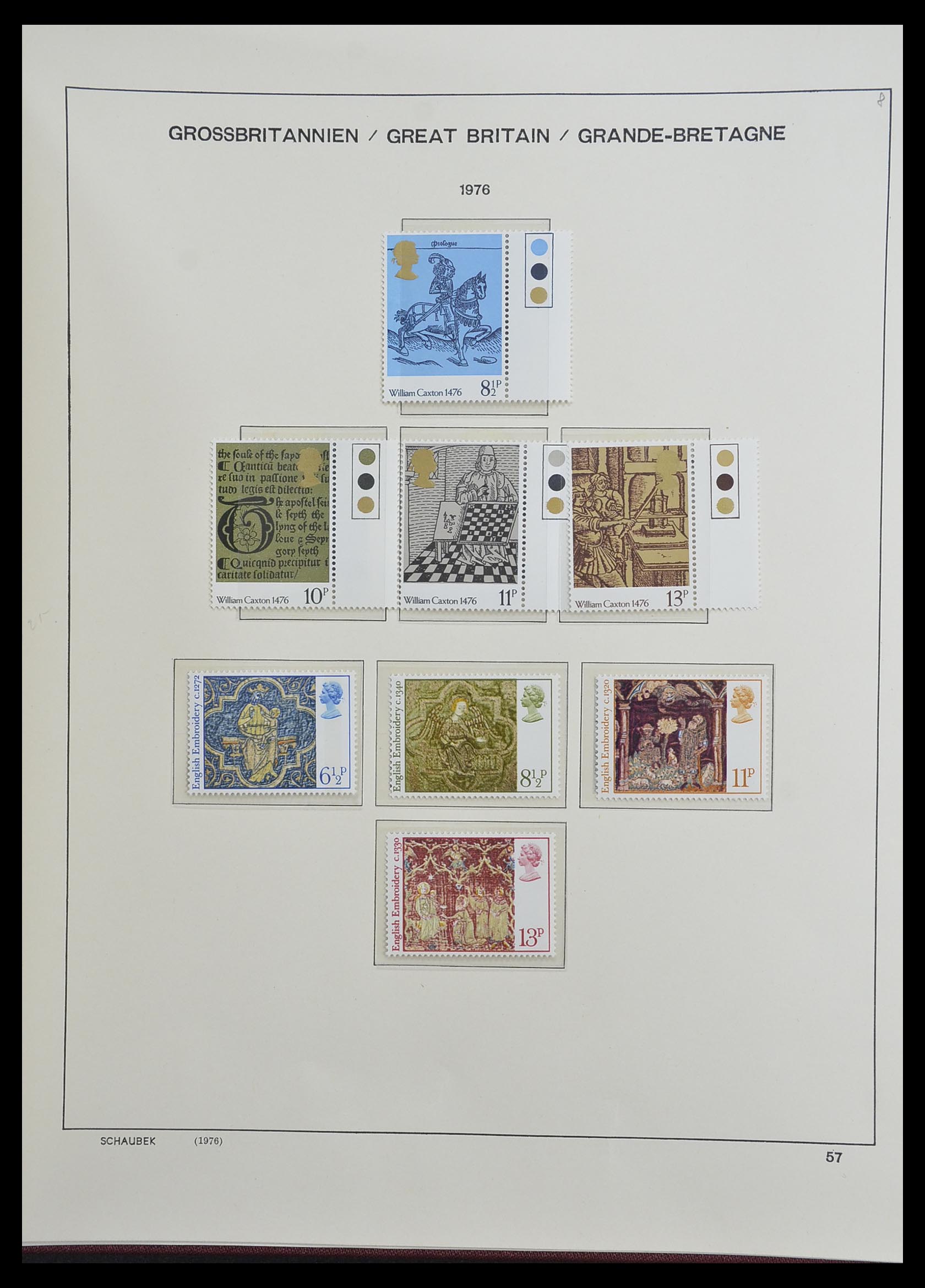 33250 079 - Postzegelverzameling 33250 Engeland 1841-1995.