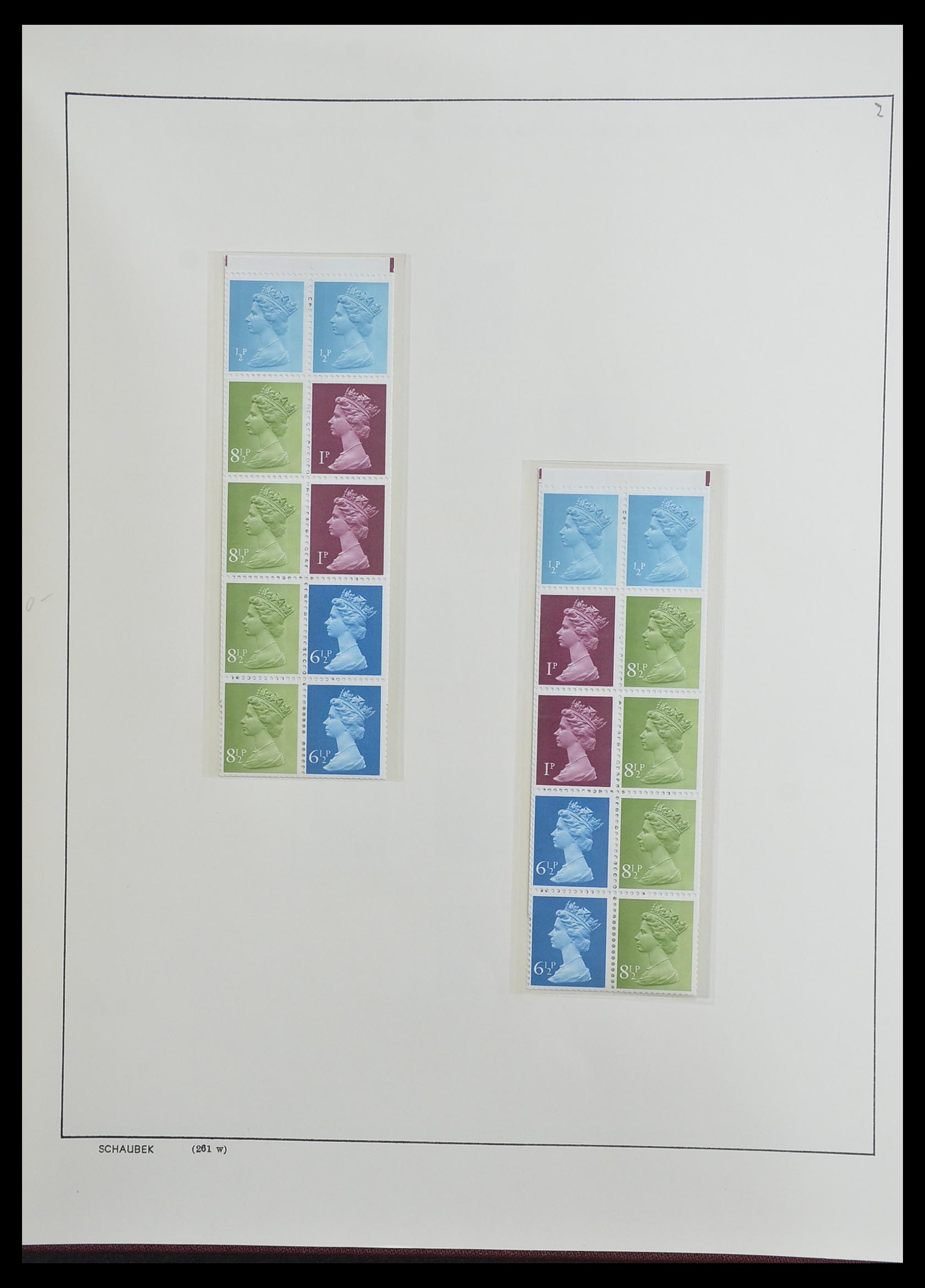 33250 081 - Postzegelverzameling 33250 Engeland 1841-1995.