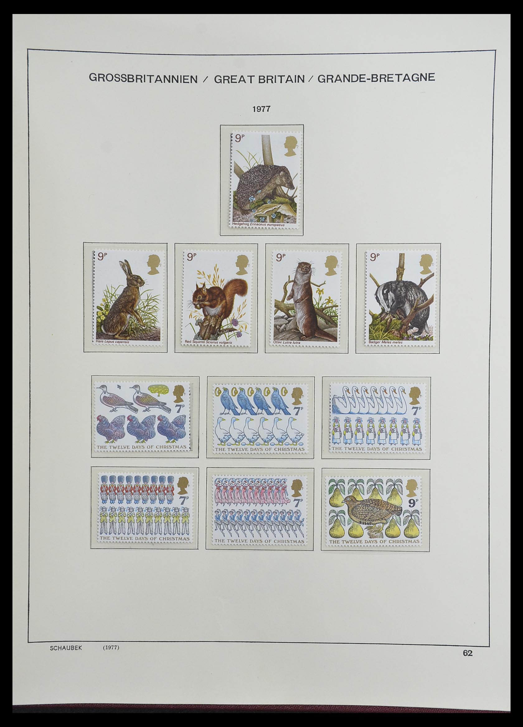 33250 085 - Postzegelverzameling 33250 Engeland 1841-1995.
