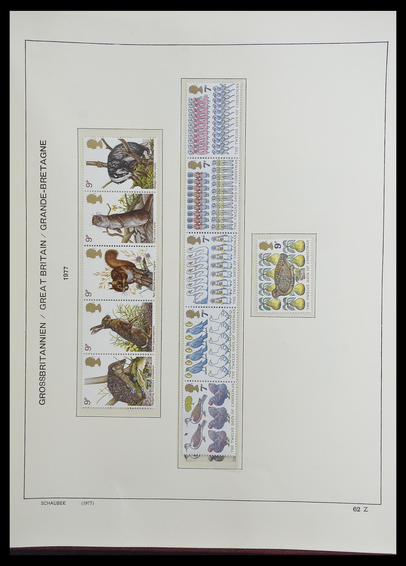 33250 086 - Postzegelverzameling 33250 Engeland 1841-1995.