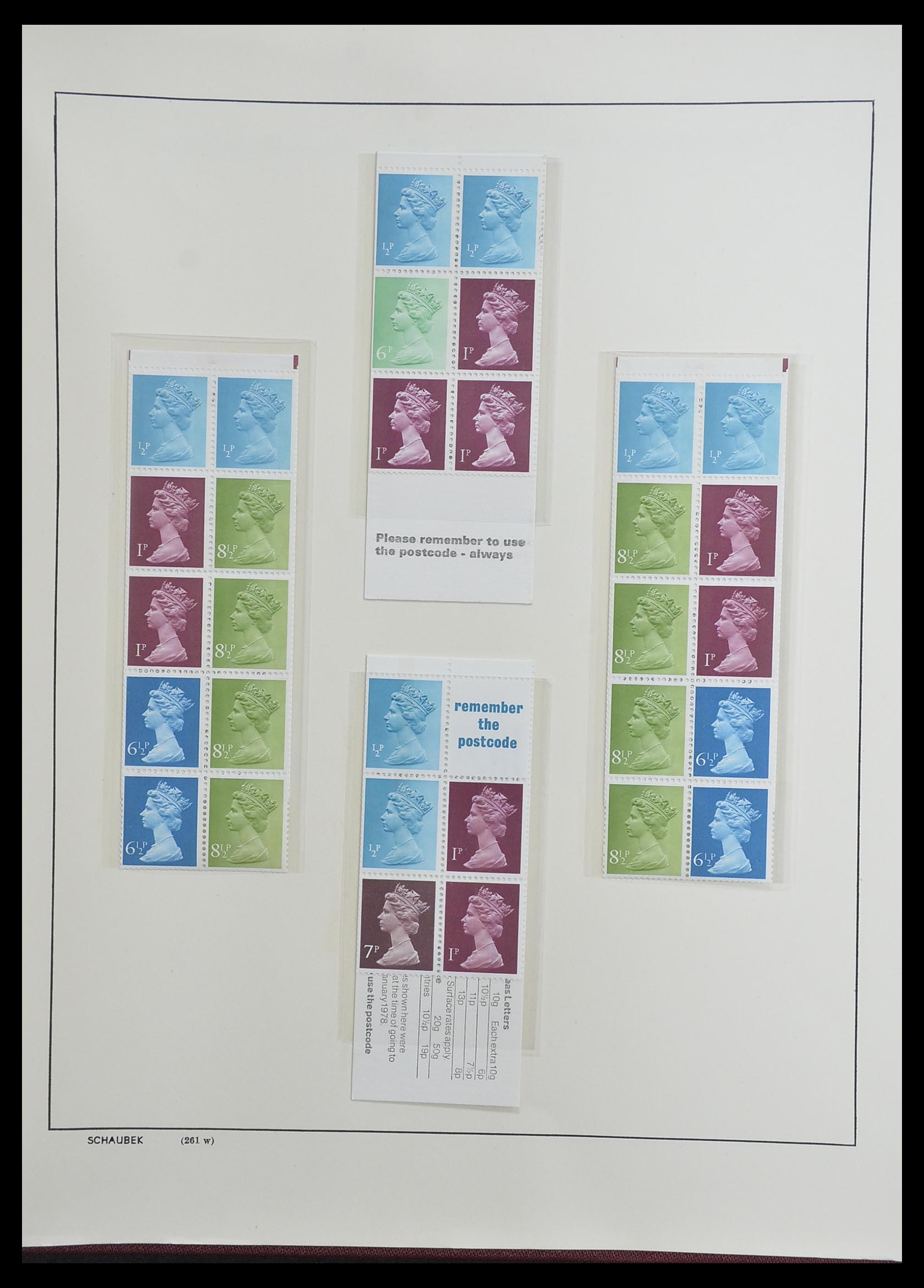 33250 087 - Postzegelverzameling 33250 Engeland 1841-1995.