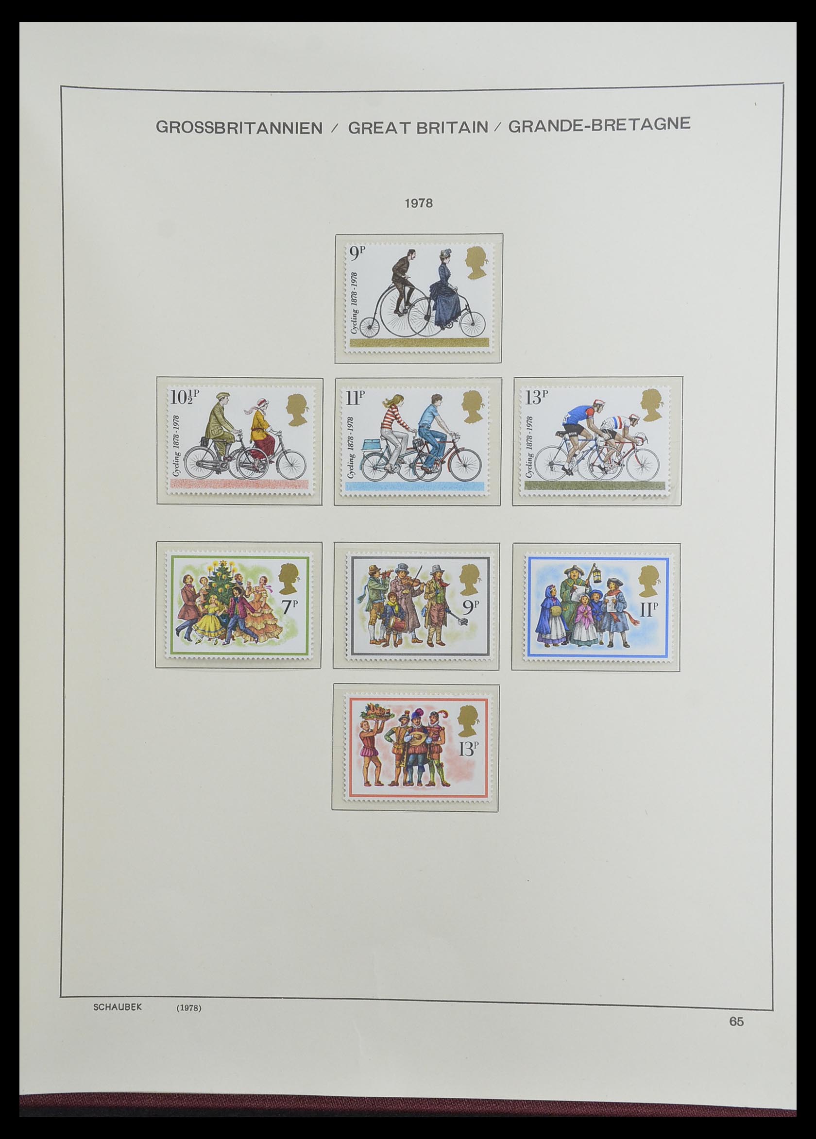 33250 090 - Postzegelverzameling 33250 Engeland 1841-1995.