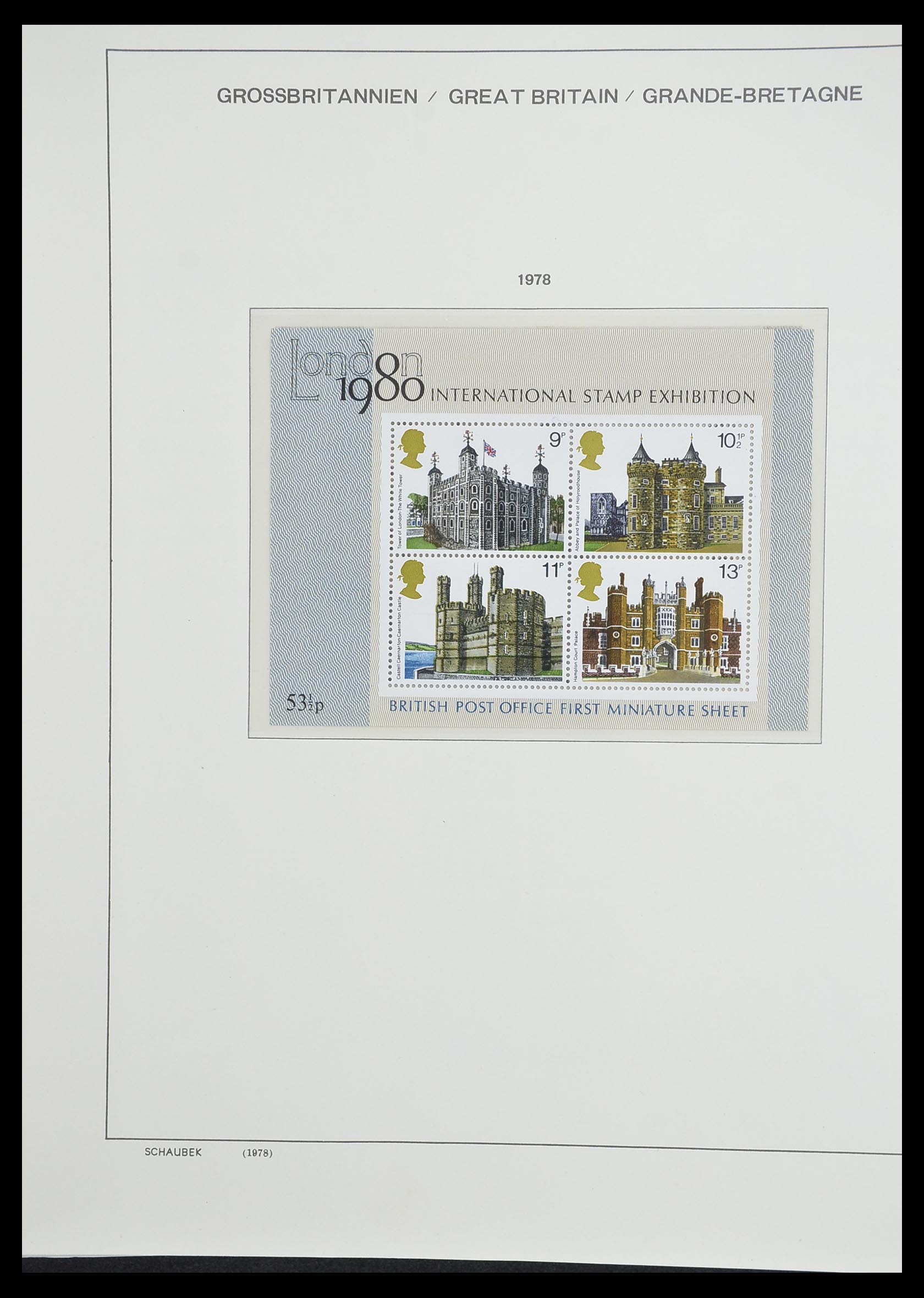 33250 092 - Postzegelverzameling 33250 Engeland 1841-1995.