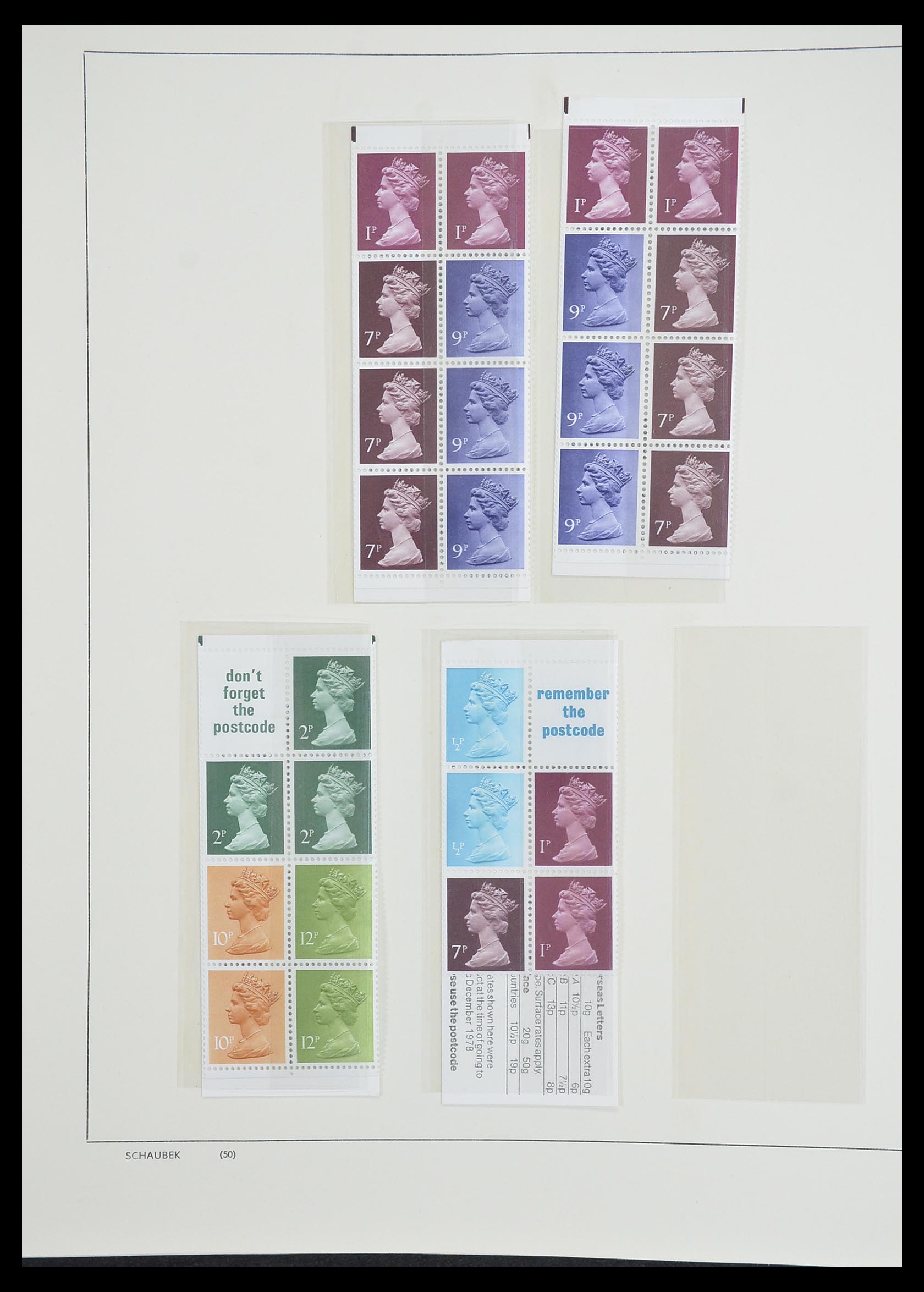 33250 095 - Postzegelverzameling 33250 Engeland 1841-1995.