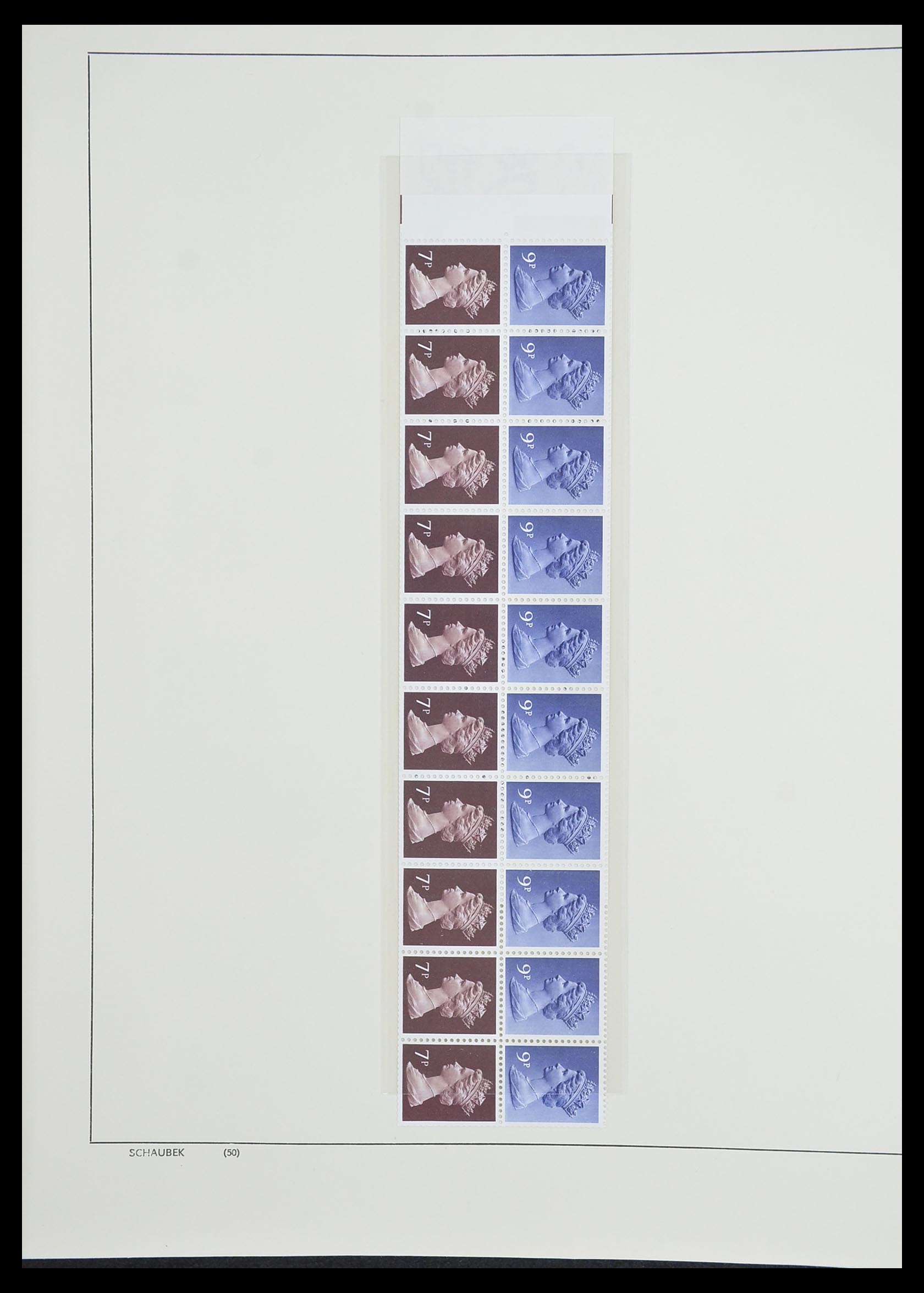 33250 096 - Postzegelverzameling 33250 Engeland 1841-1995.