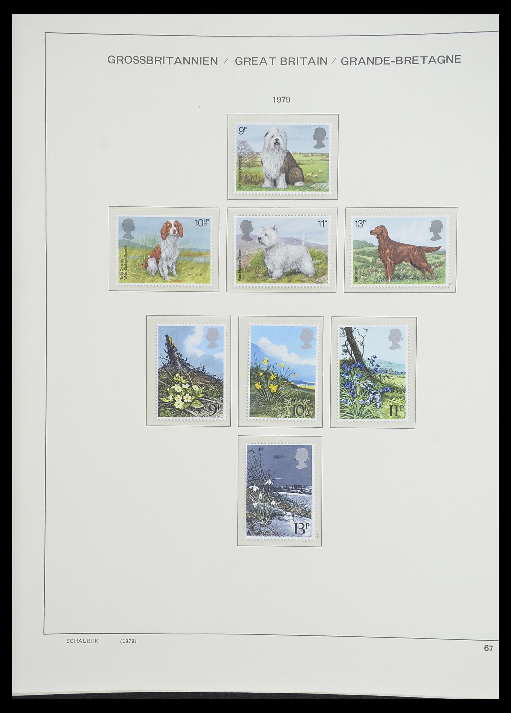 33250 098 - Postzegelverzameling 33250 Engeland 1841-1995.