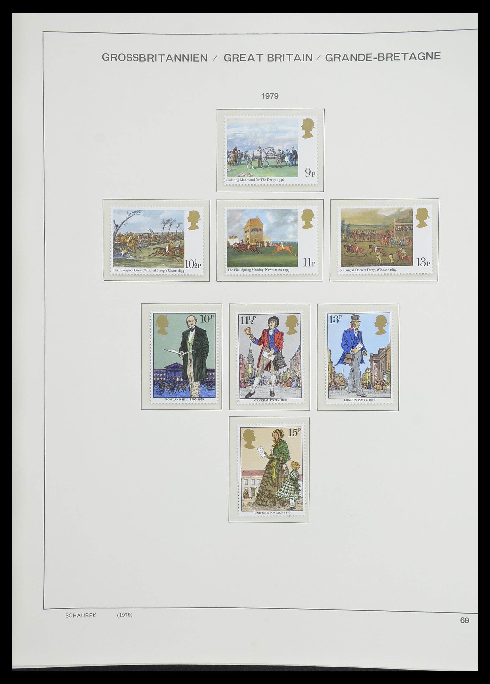 33250 100 - Postzegelverzameling 33250 Engeland 1841-1995.