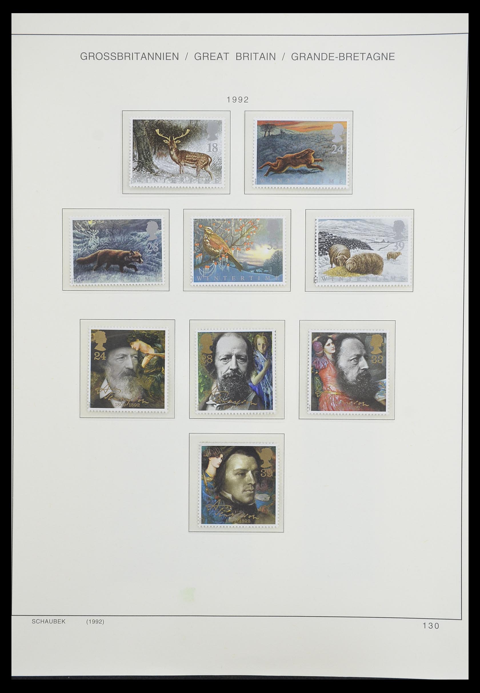 33250 182 - Postzegelverzameling 33250 Engeland 1841-1995.