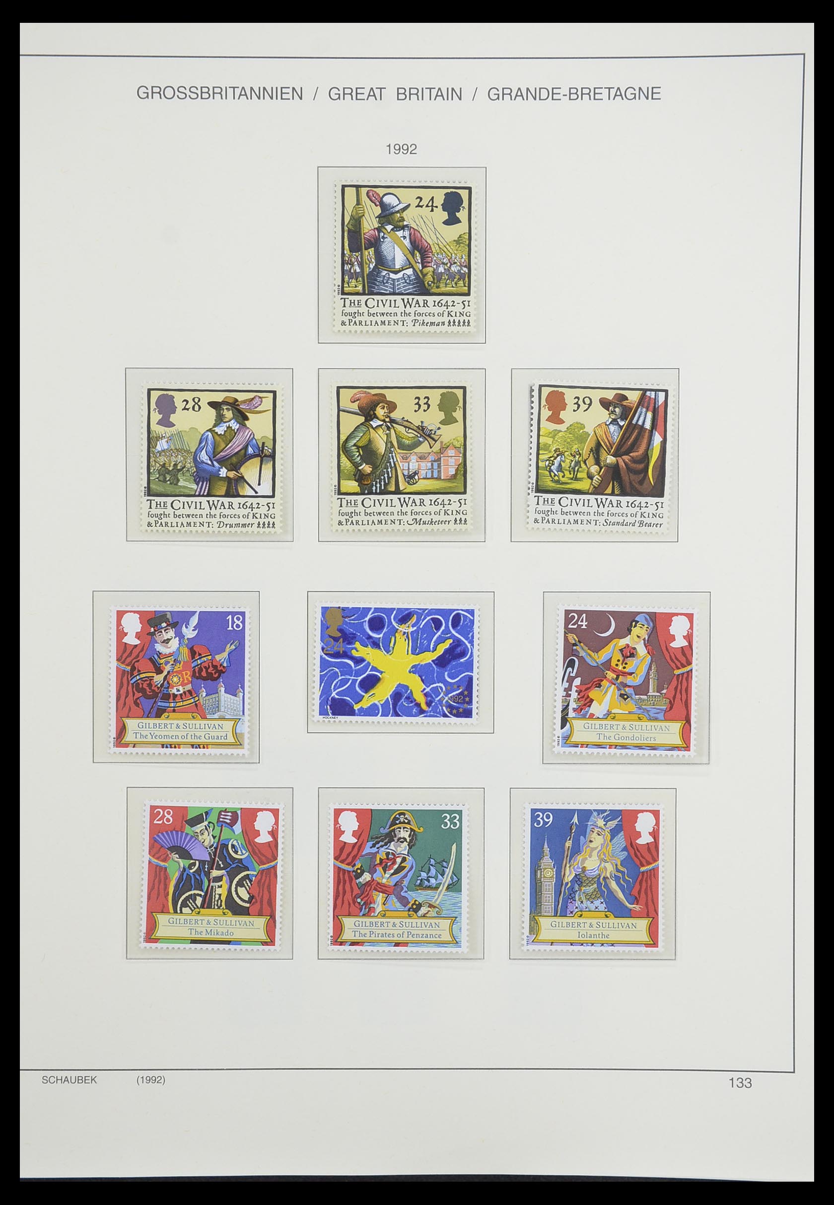 33250 185 - Postzegelverzameling 33250 Engeland 1841-1995.