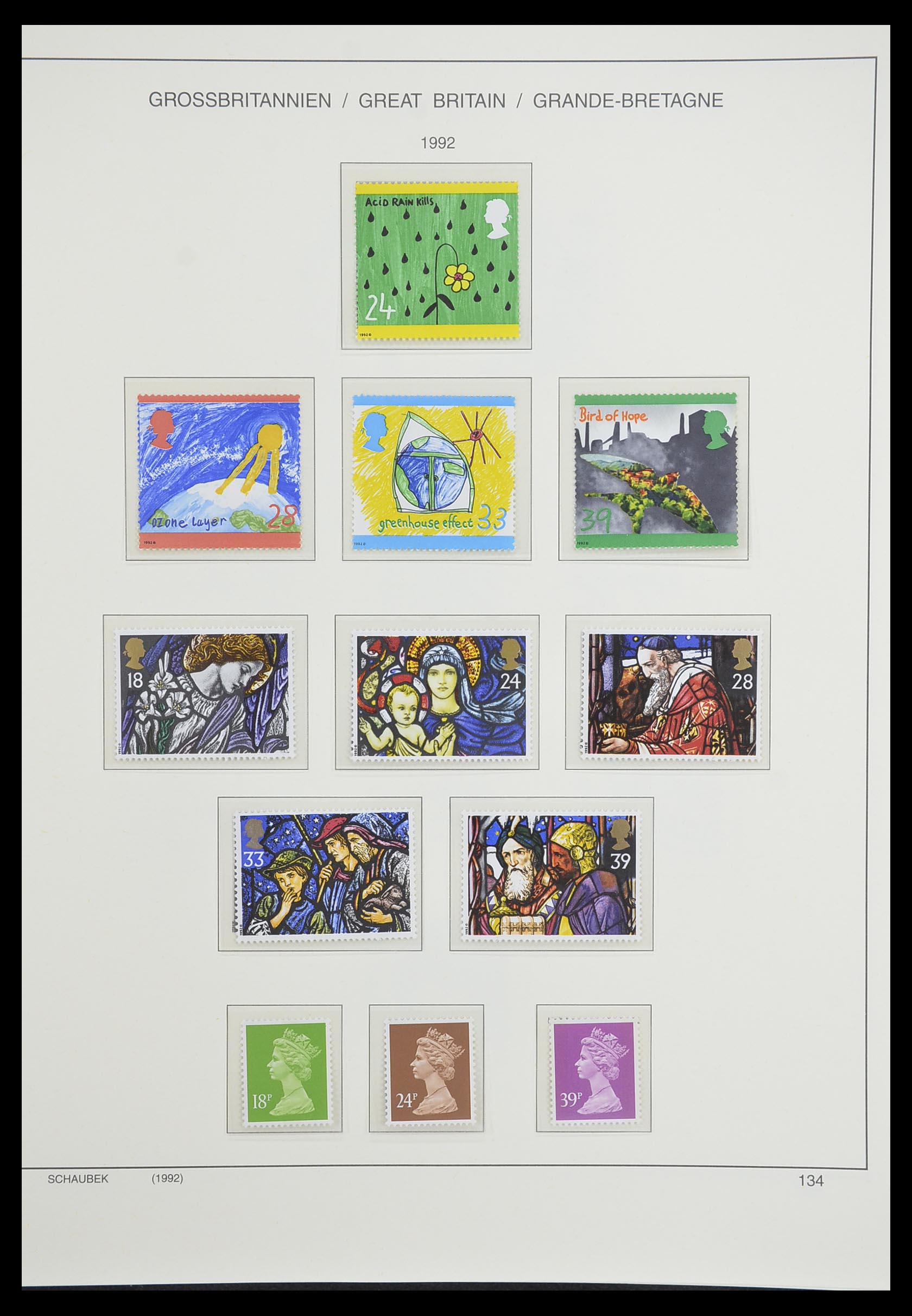 33250 186 - Postzegelverzameling 33250 Engeland 1841-1995.