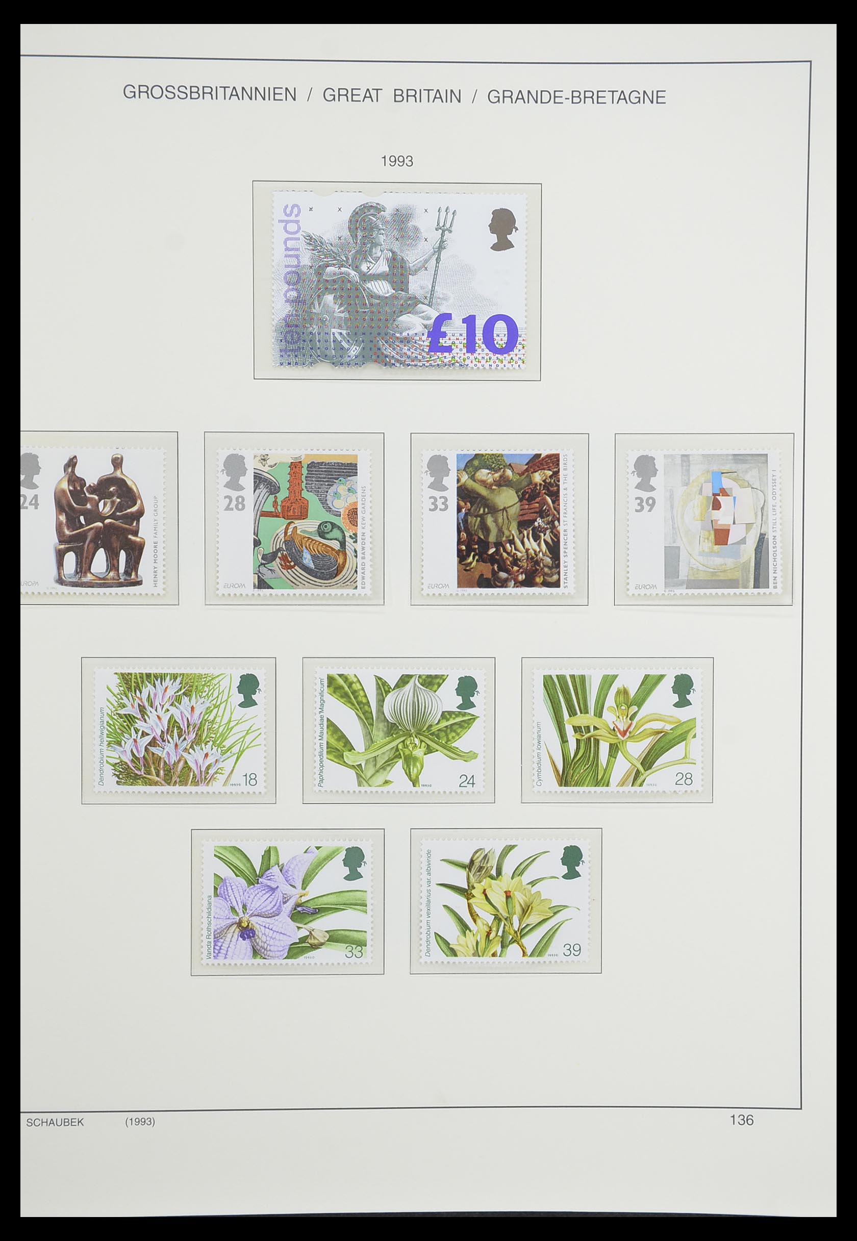 33250 188 - Postzegelverzameling 33250 Engeland 1841-1995.