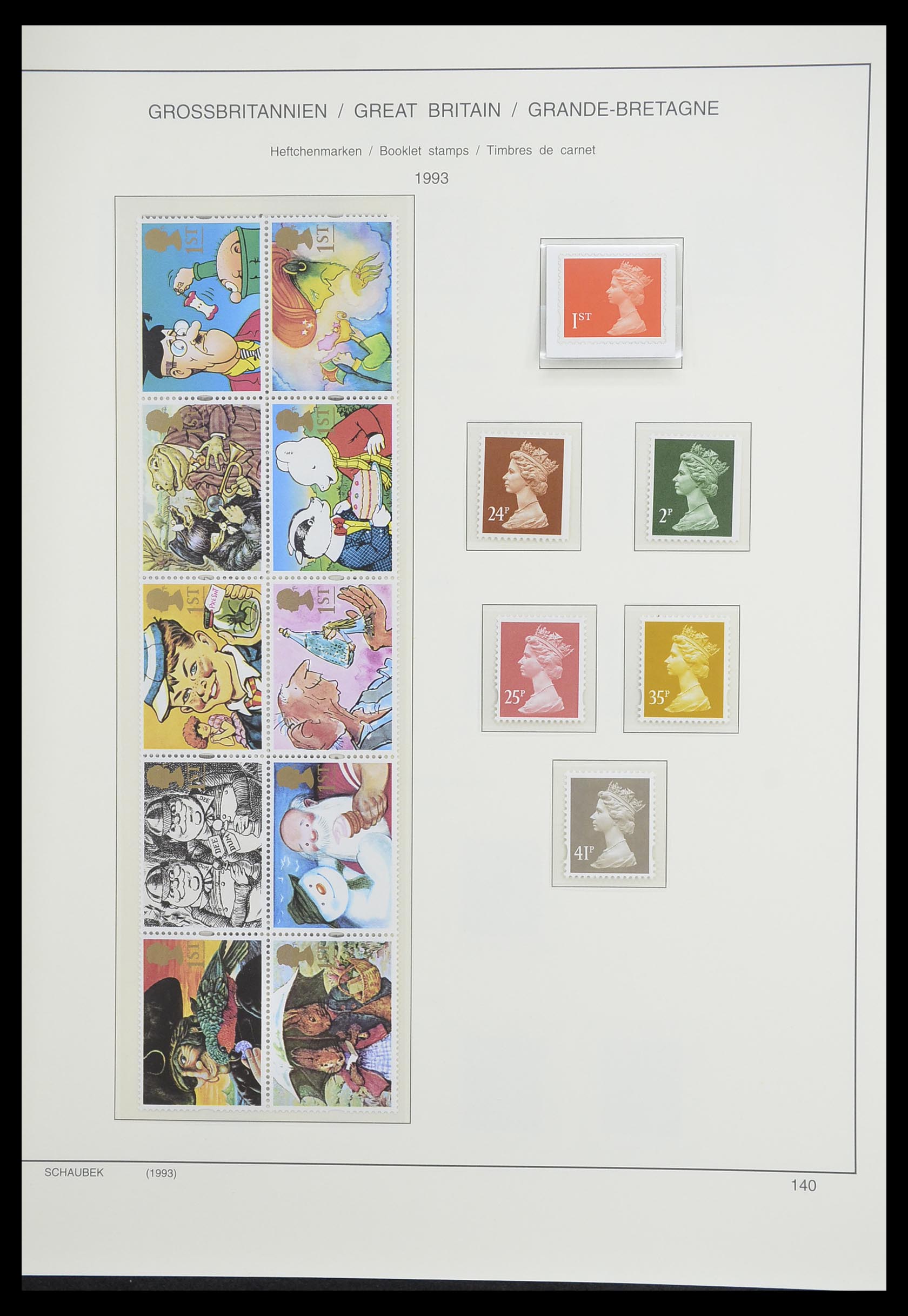 33250 192 - Postzegelverzameling 33250 Engeland 1841-1995.