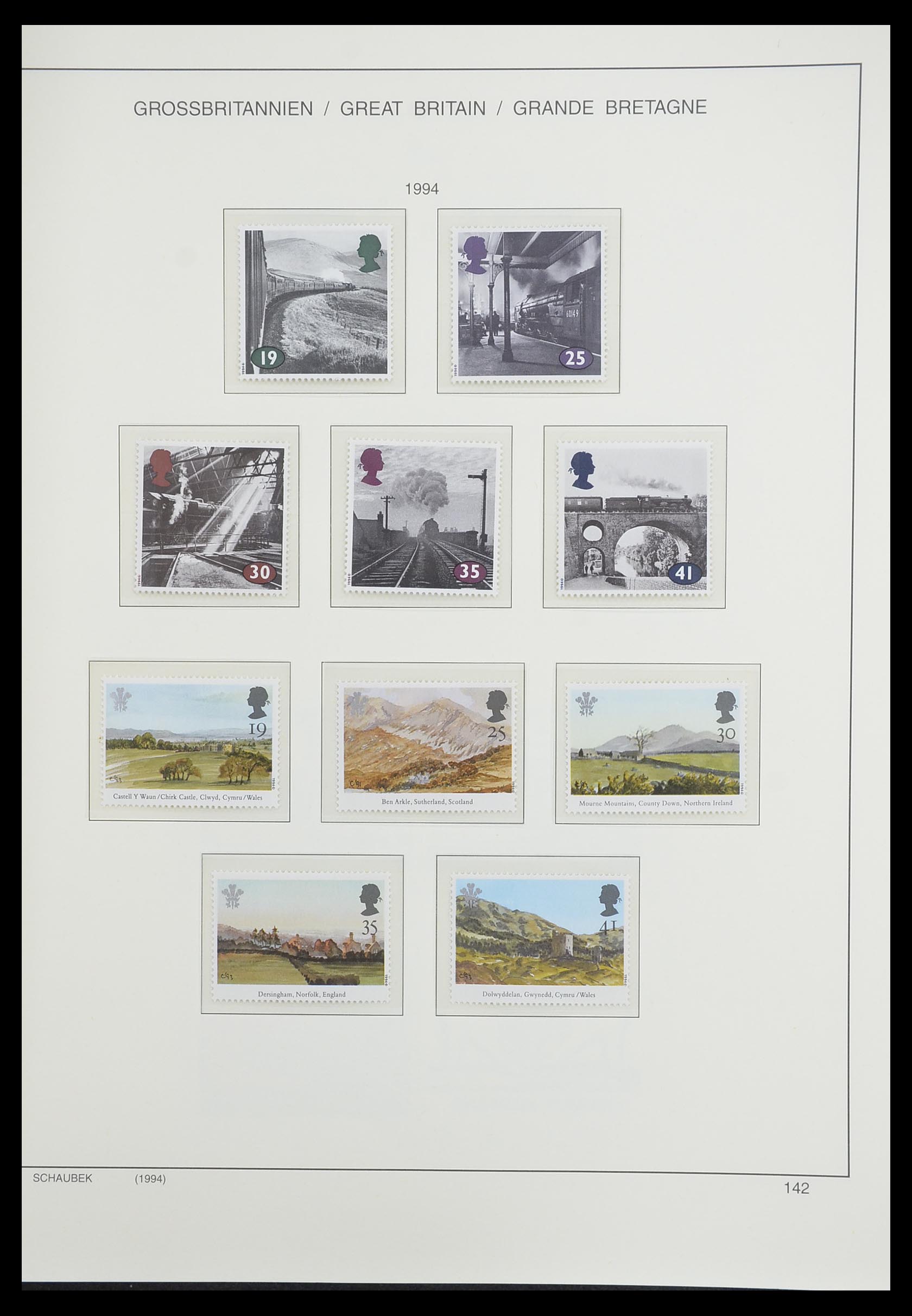 33250 194 - Postzegelverzameling 33250 Engeland 1841-1995.