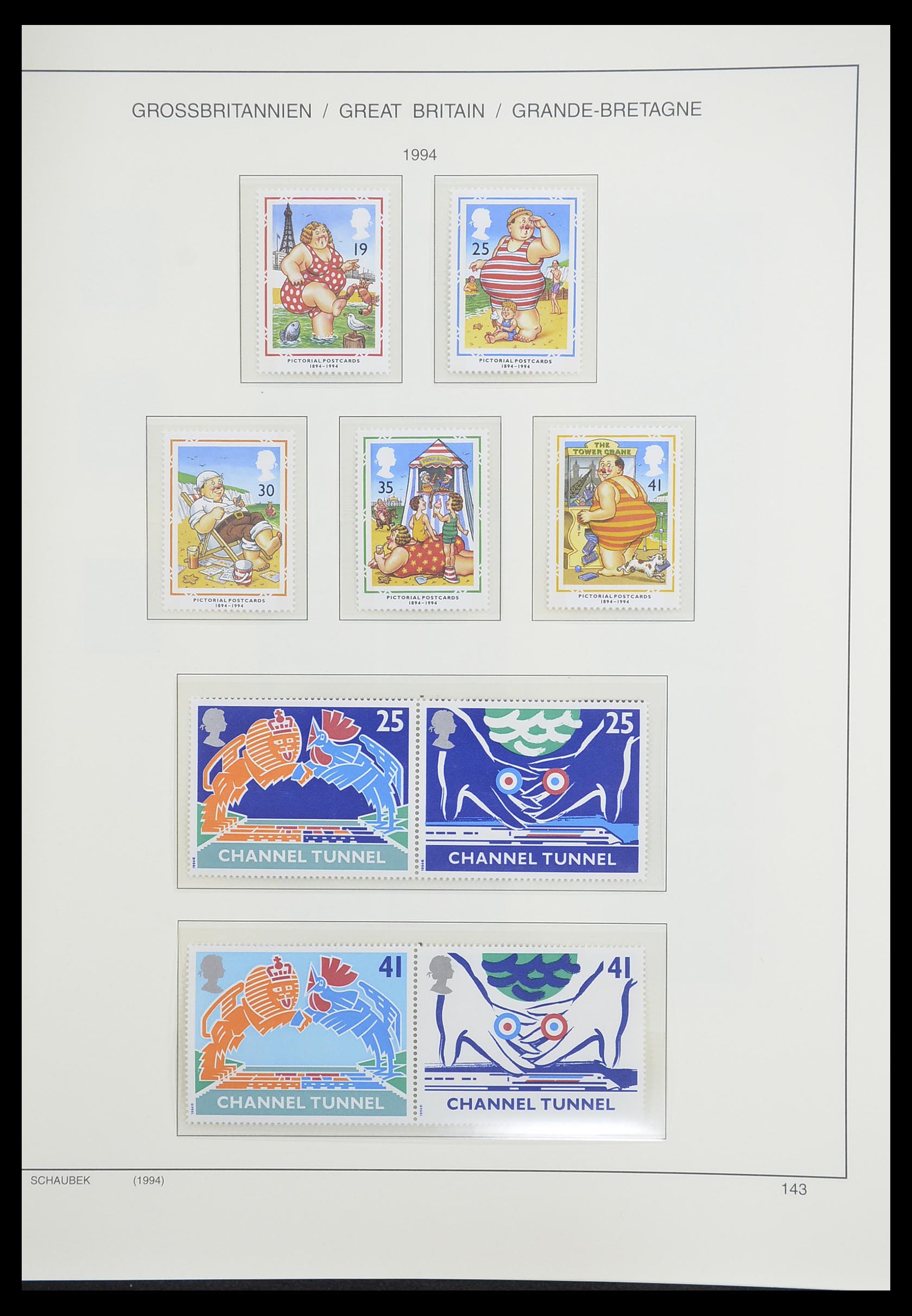 33250 195 - Postzegelverzameling 33250 Engeland 1841-1995.