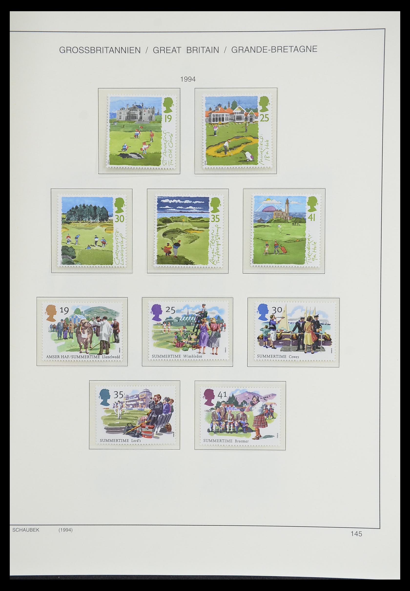 33250 197 - Postzegelverzameling 33250 Engeland 1841-1995.