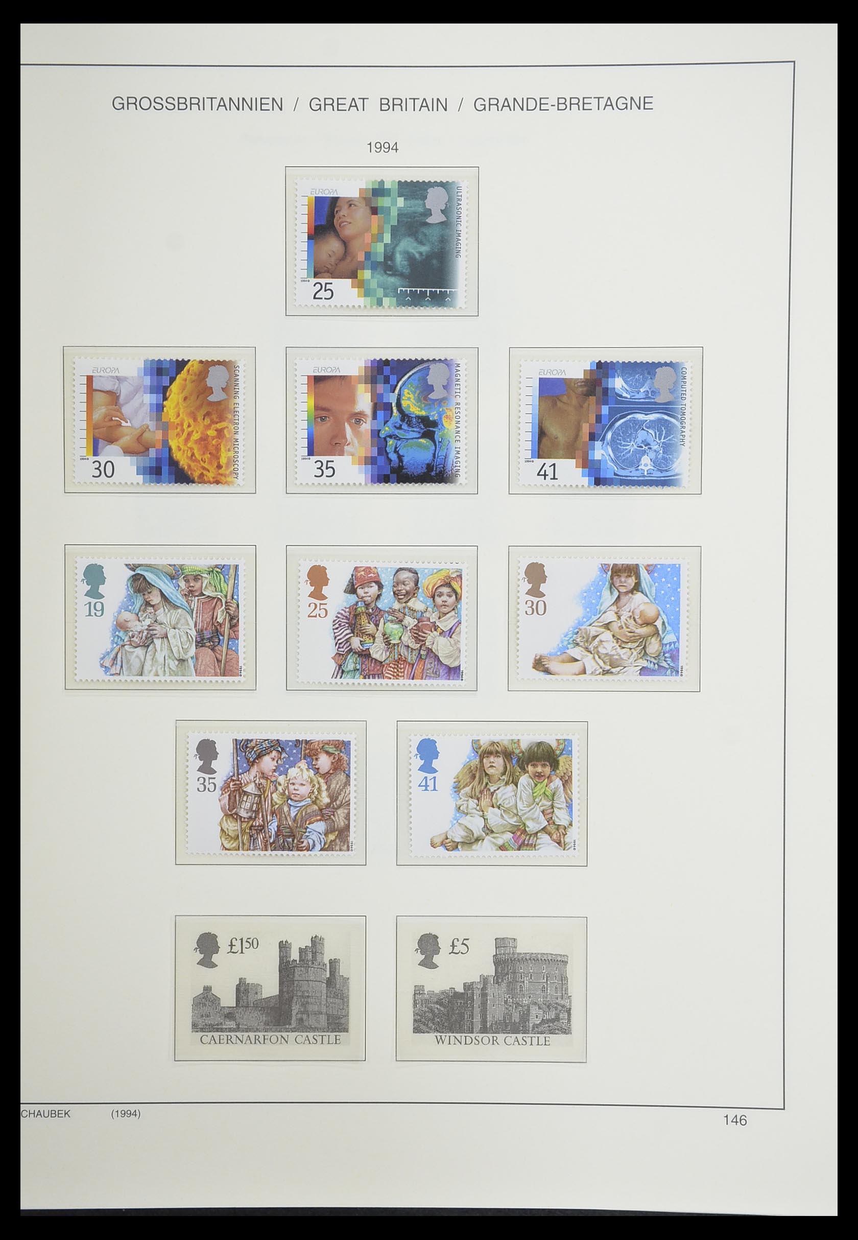 33250 198 - Postzegelverzameling 33250 Engeland 1841-1995.