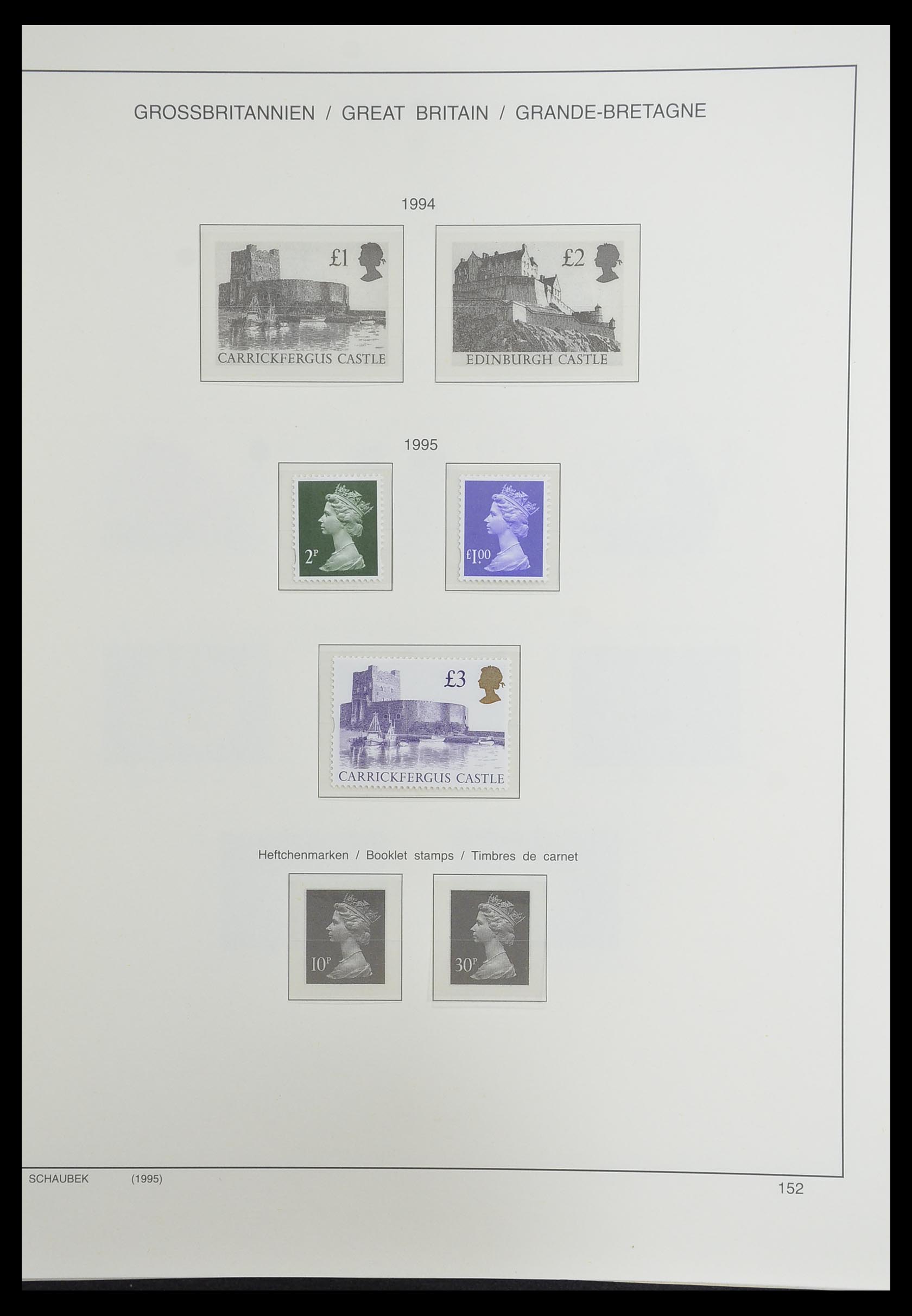 33250 200 - Postzegelverzameling 33250 Engeland 1841-1995.