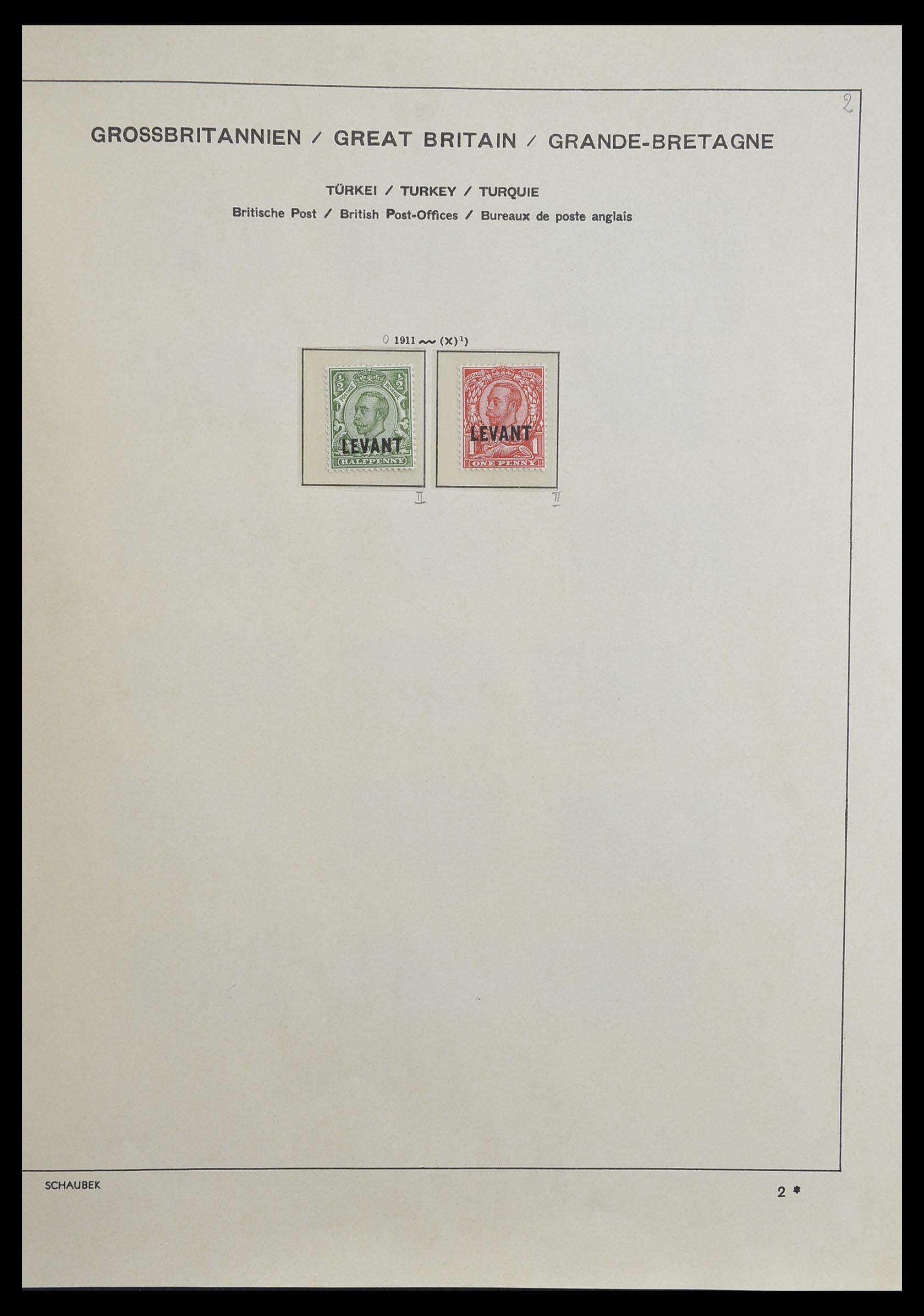 33250 224 - Postzegelverzameling 33250 Engeland 1841-1995.