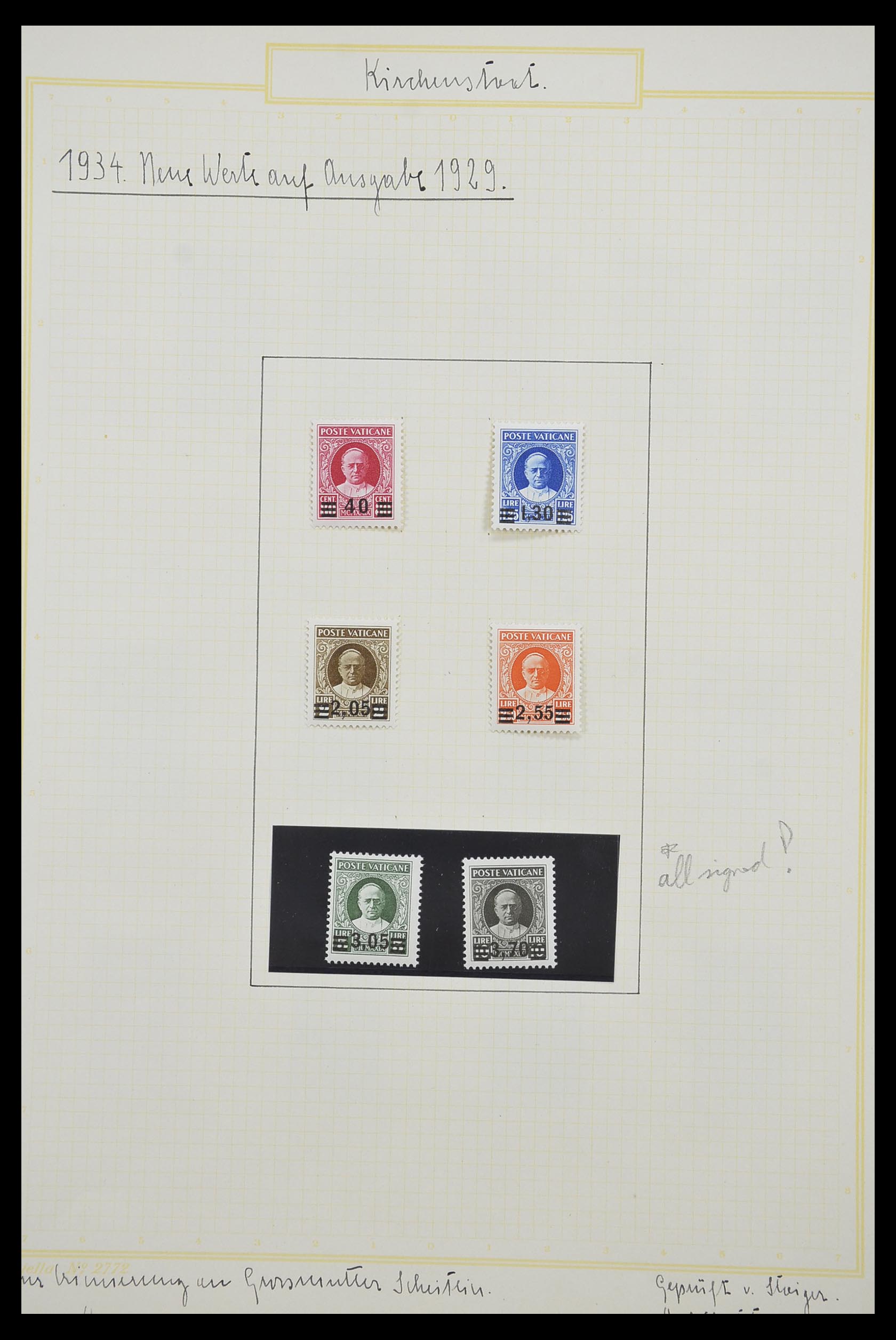 33256 005 - Postzegelverzameling 33256 Vaticaan 1929-1949.