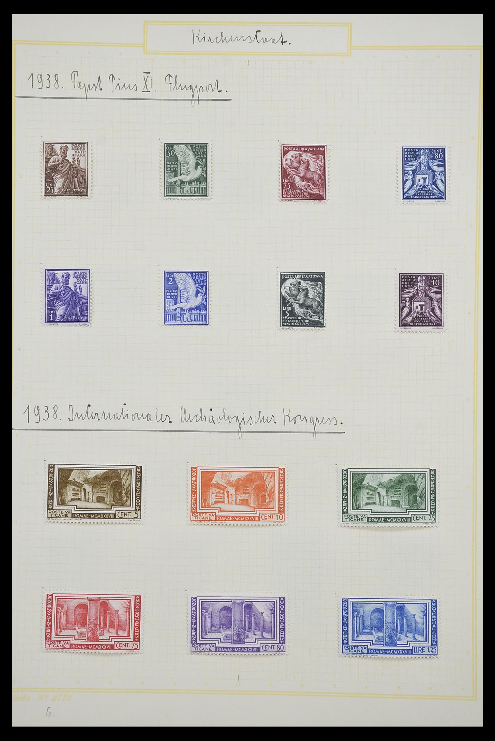 33256 007 - Postzegelverzameling 33256 Vaticaan 1929-1949.