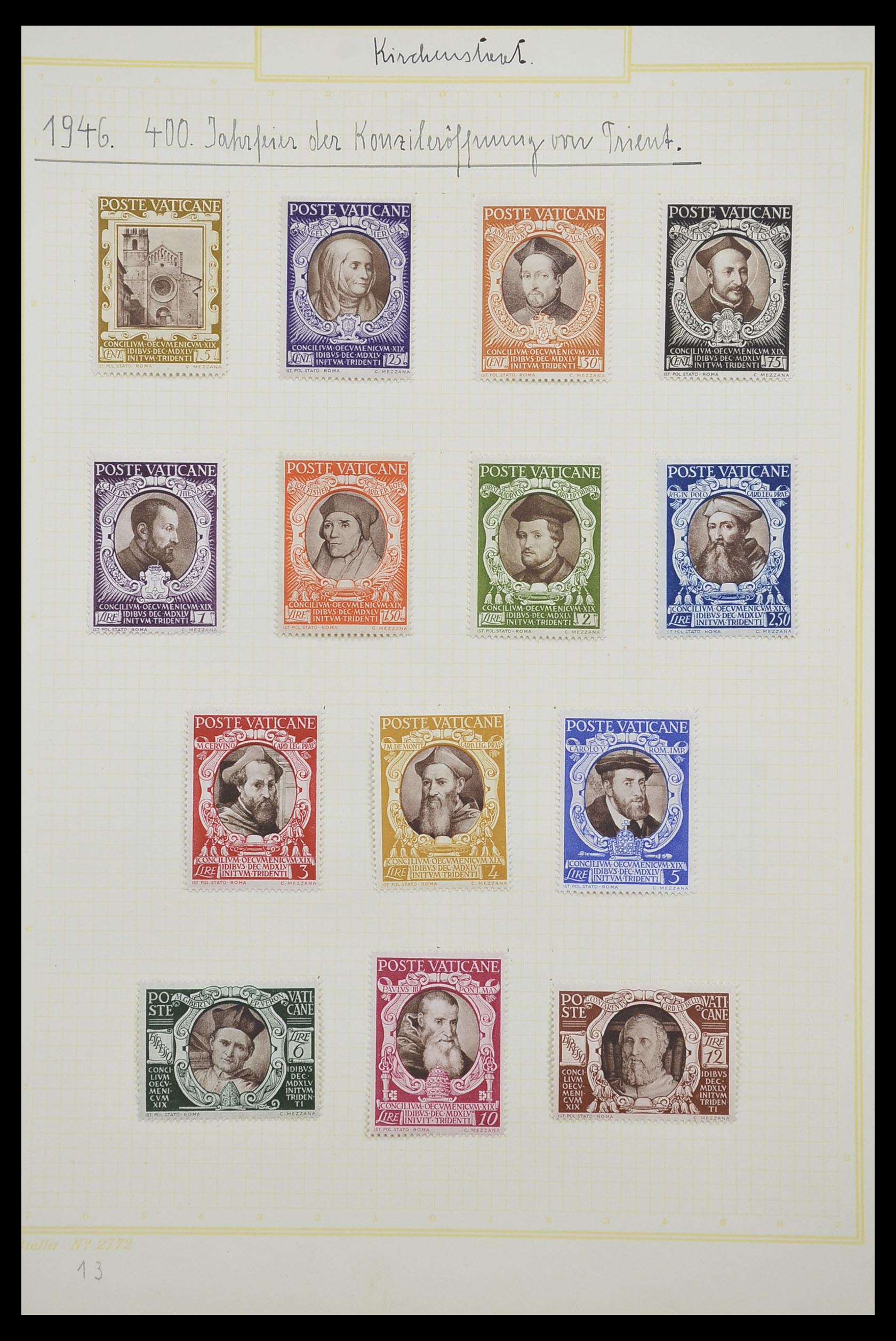 33256 014 - Postzegelverzameling 33256 Vaticaan 1929-1949.
